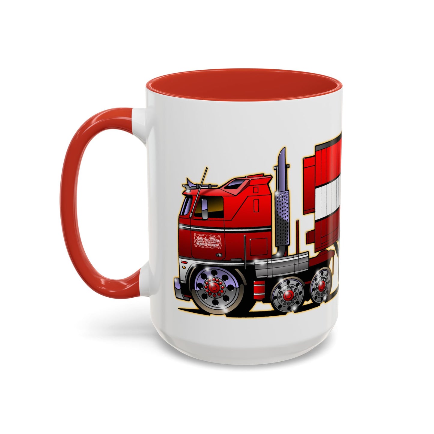 BJ AND THE BEAR TV Show Semi Truck Collectible Coffee Mug - 2 Sizes