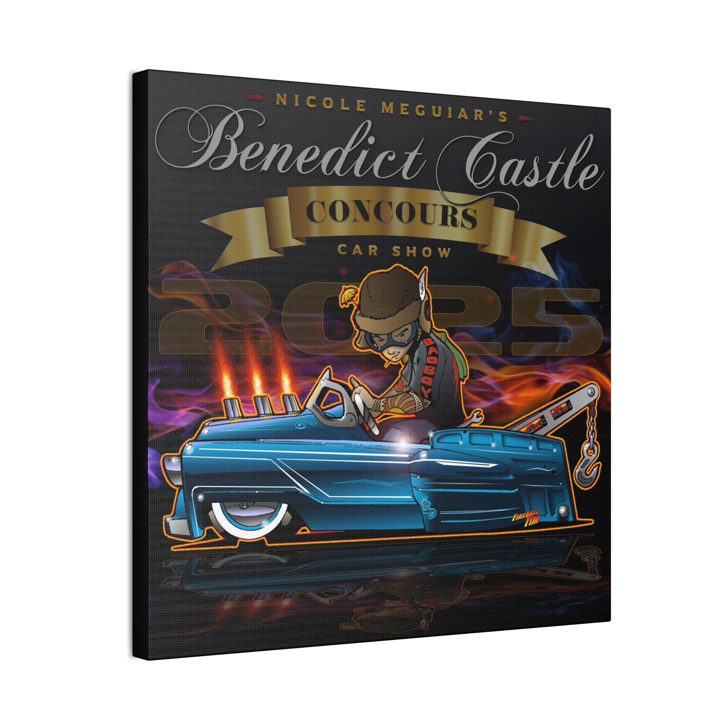 BENEDICT CASTLE CONCOURS 2025 Pedal Truck Canvas Art Print - 2 Sizes