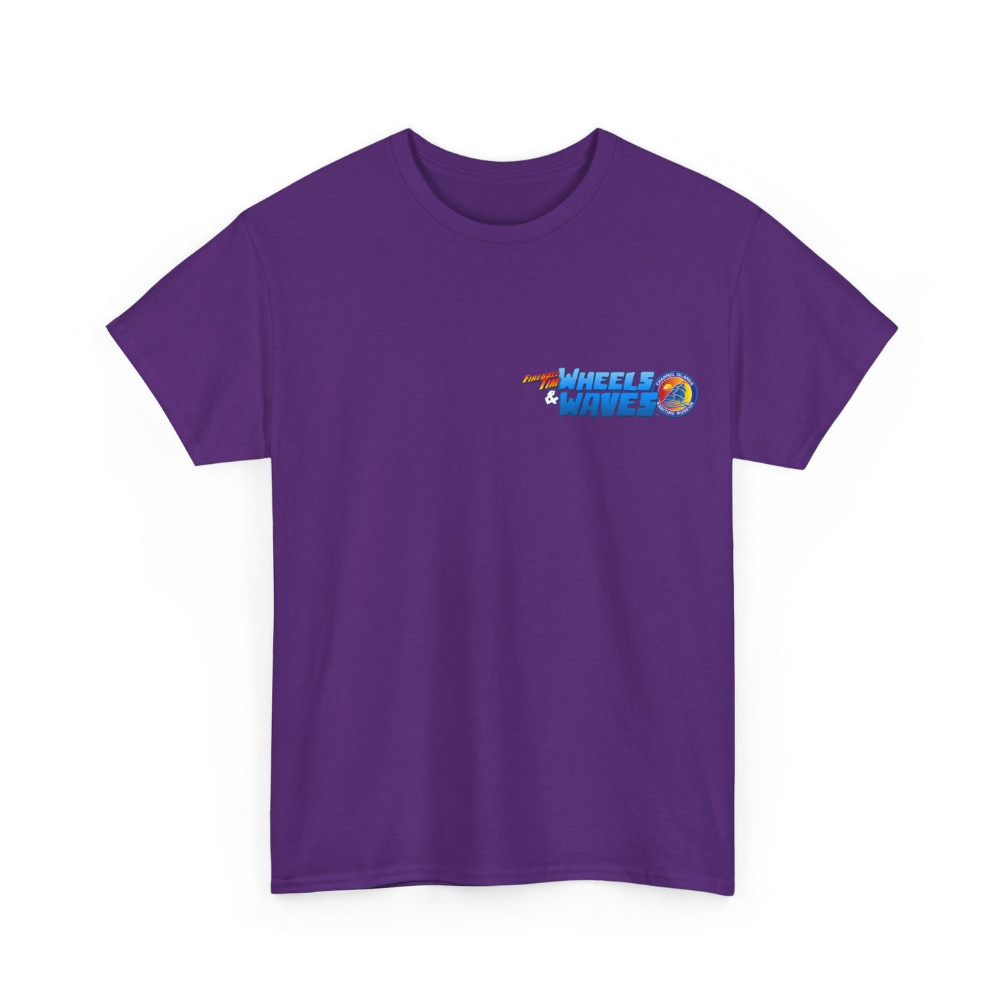 WHEELS & WAVES Car Show Official Short Sleeve Tee 13 Colors