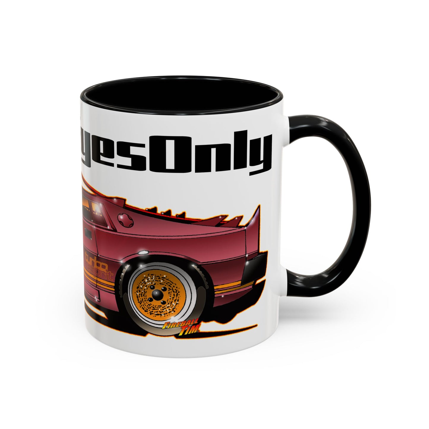 LOTUS ESPRIT TURBO For Your Eyes Only 007 James Bond Collectible Art Coffee Mug - 2 Sizes