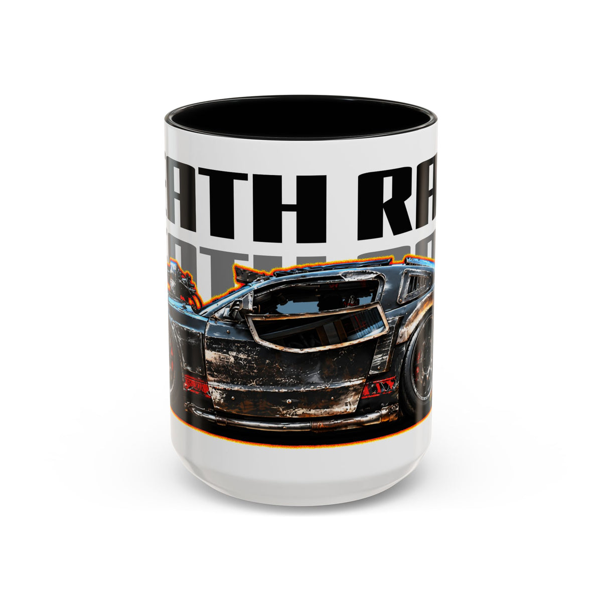 DEATH RACE MUSTANG Collectible Fireball Art Coffee Mug - 2 Sizes
