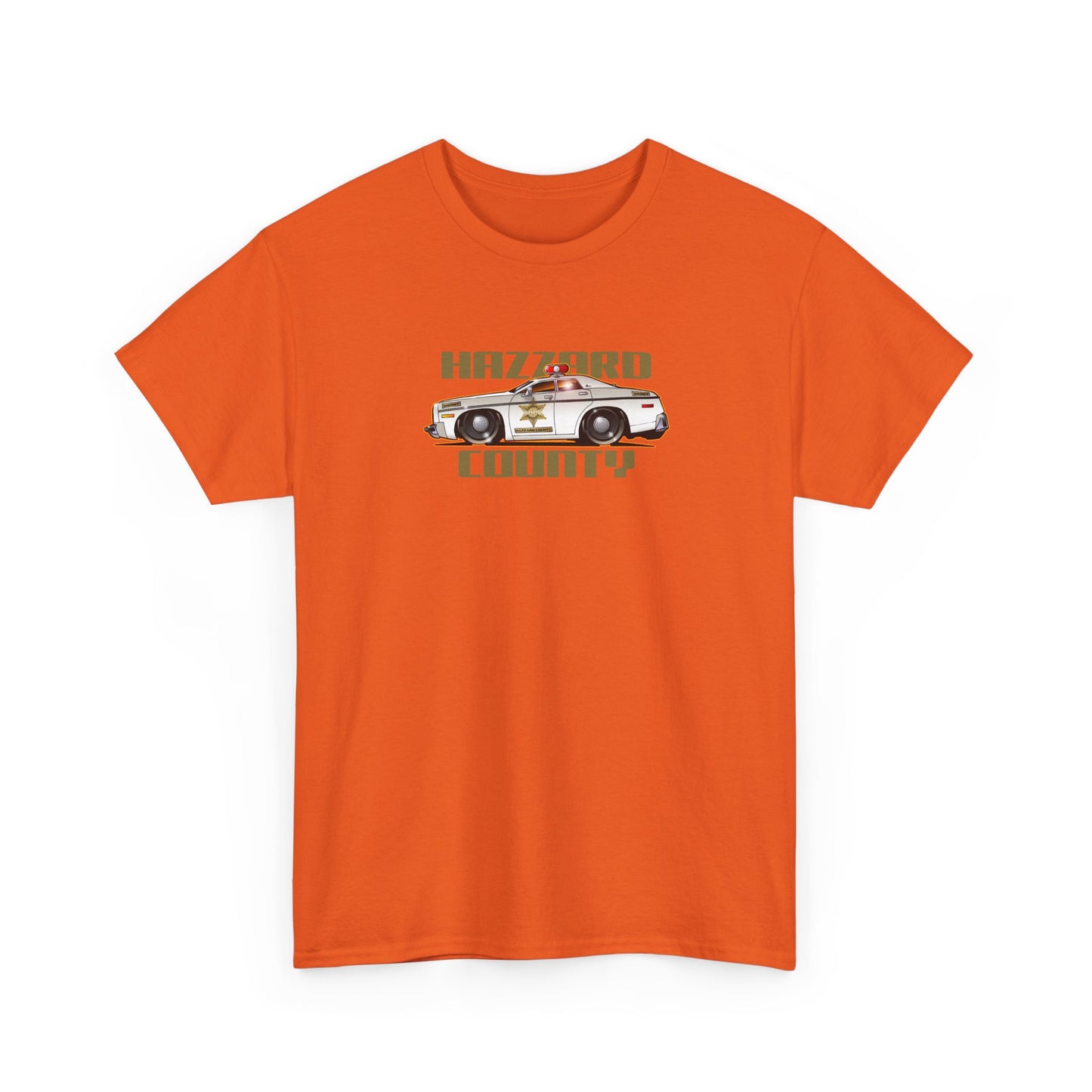 DUKES OF HAZZARD SHERIFF POLICE CAR Collectible Tee Shirt - Multiple Colors