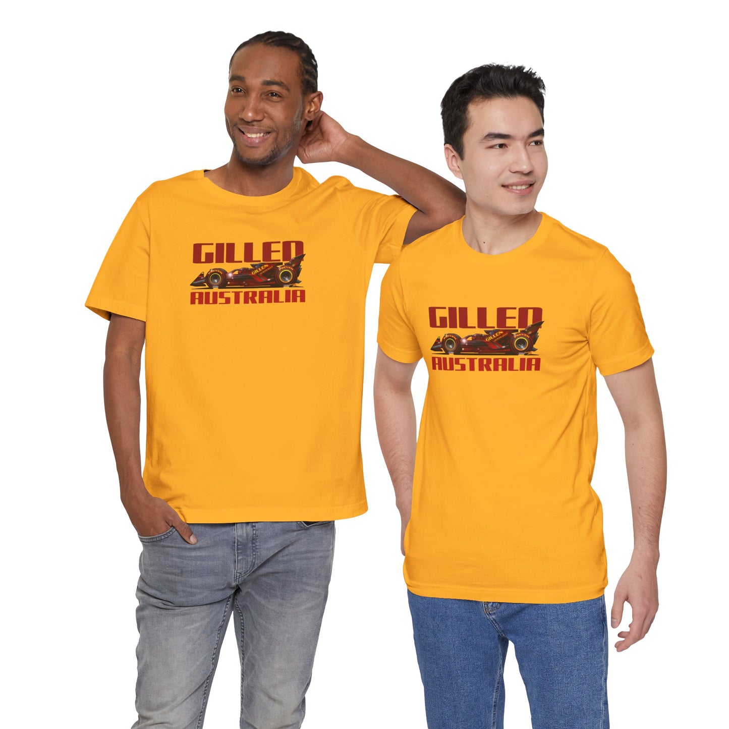 GILLEN AUSTRALIA F1 2047 Race Car Art Short Sleeve Tee - 6 Colors