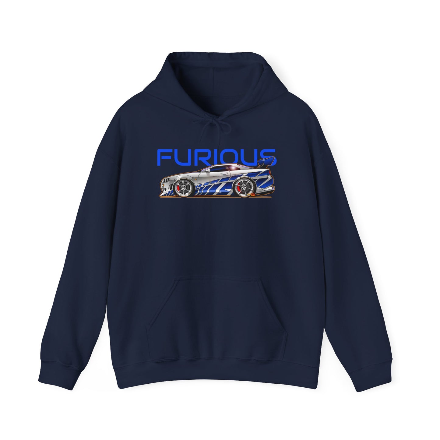 FAST AND FURIOUS NISSAN SKYLINE GTR Hooded Sweatshirt Multi Colors