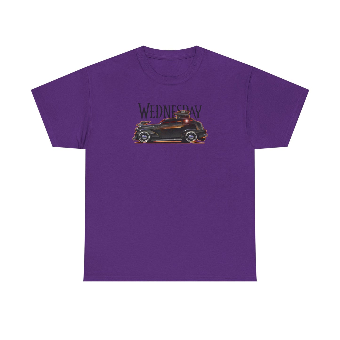 WEDNESDAY TV SHOW PONTIAC LIMO Heavy Cotton Tee Shirt - Multiple Colors