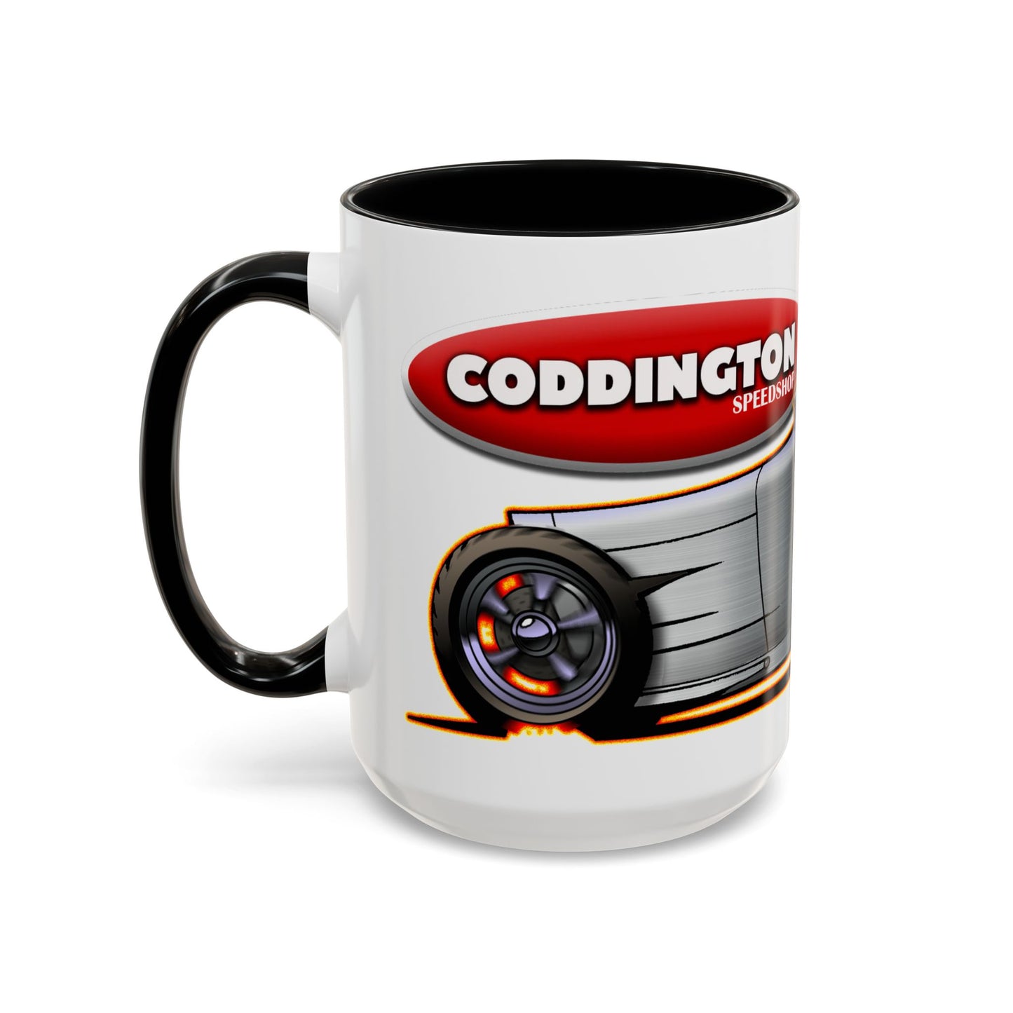CODDINGTON SPEED SHOP ALUMA TUB Hot Rod Collectible Art Coffee Mug - 2 Sizes