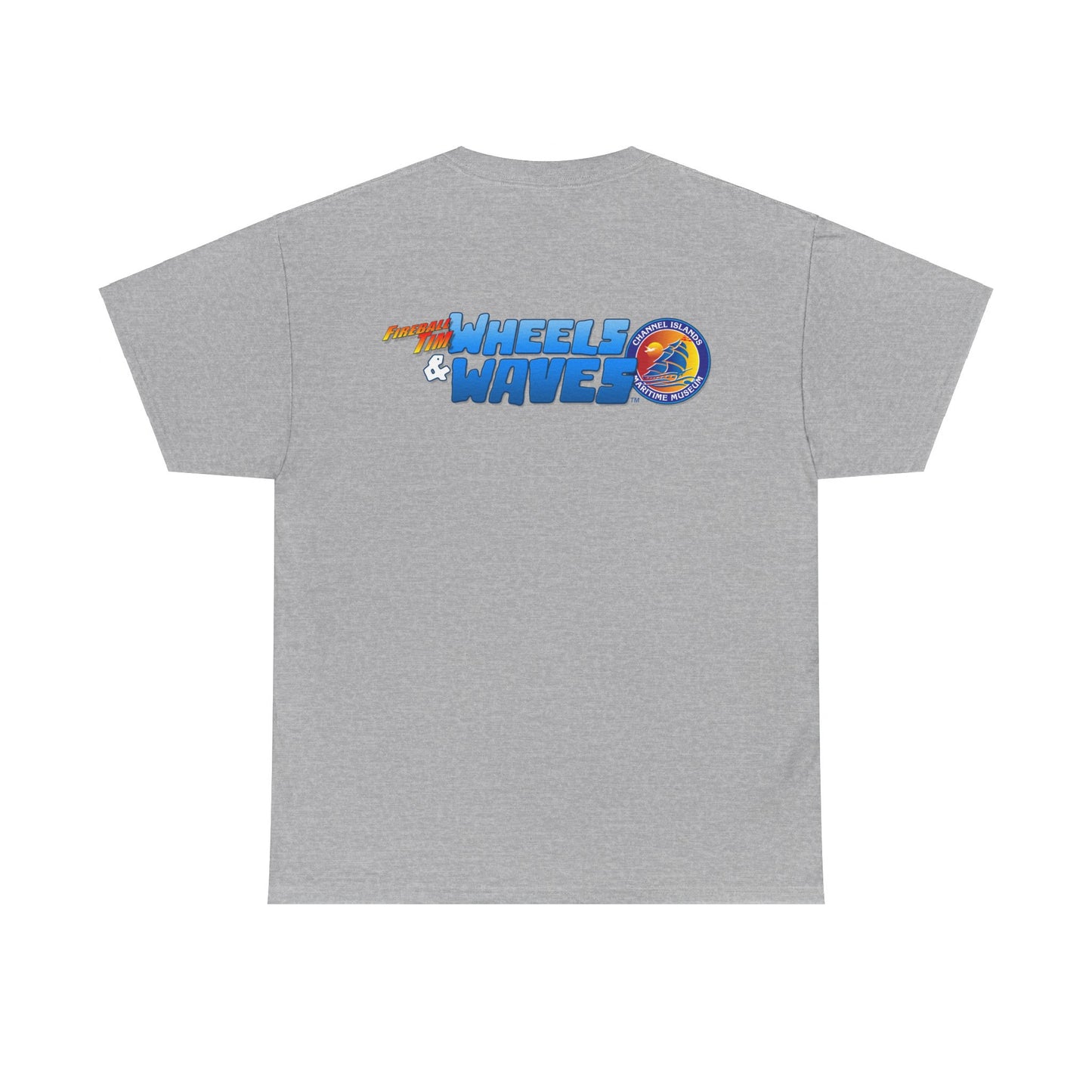 WHEELS & WAVES Car Show Official Short Sleeve Tee 13 Colors