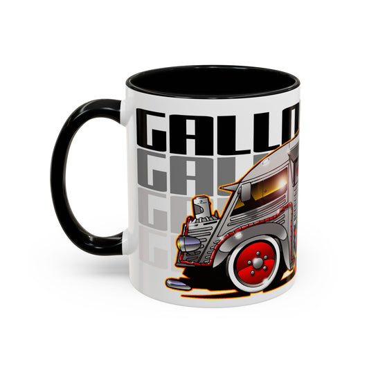 GALLODROME French Food Truck Fireball Art Collectible Coffee Mug - 2 Sizes