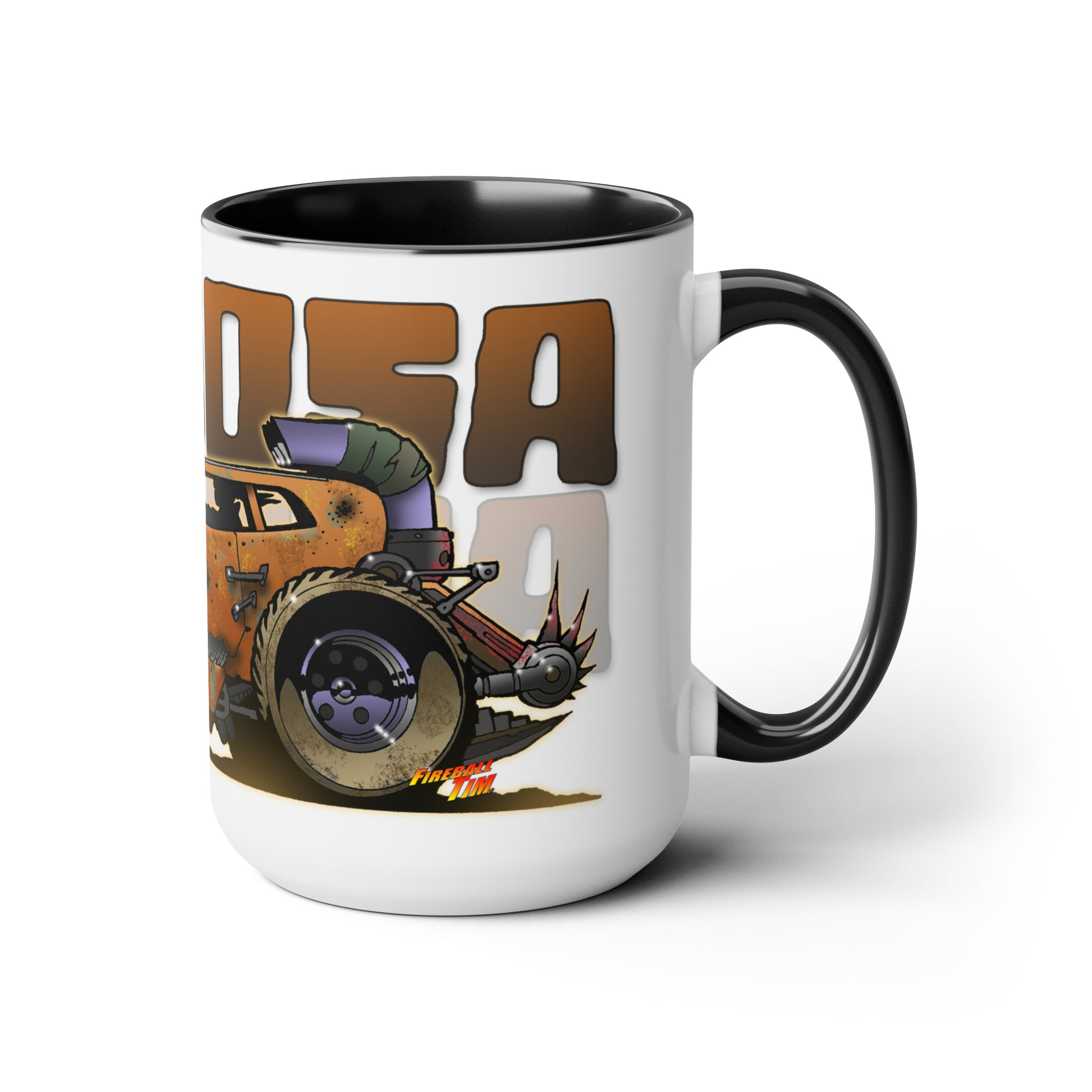 FURIOSA Mad Max Movie Car Hot Rod Coffee Mug 15oz-Mug-Fireball Tim Garage