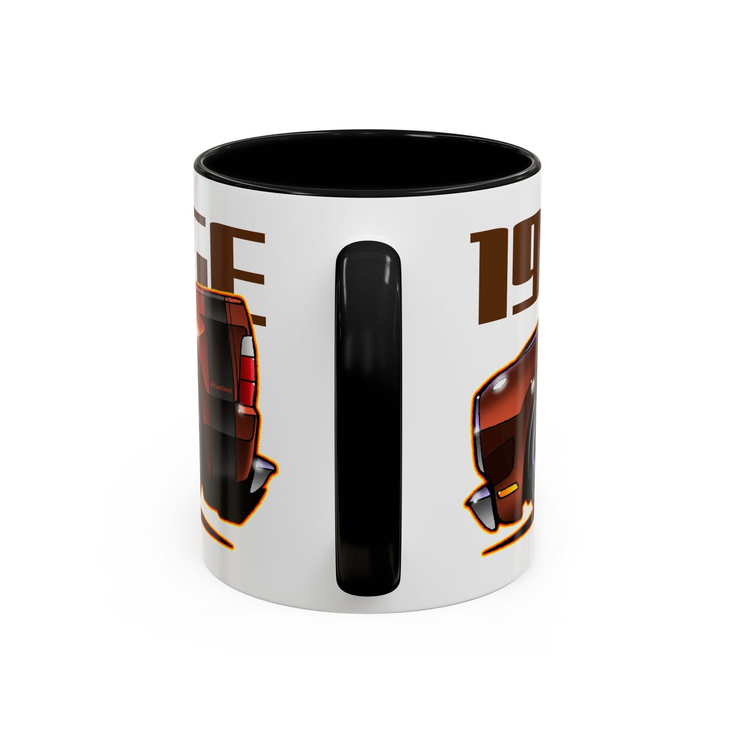 DODGE ADVENTURER SRT Pickup Truck 1975 Fireball Art Coffee Mug 2 Sizes