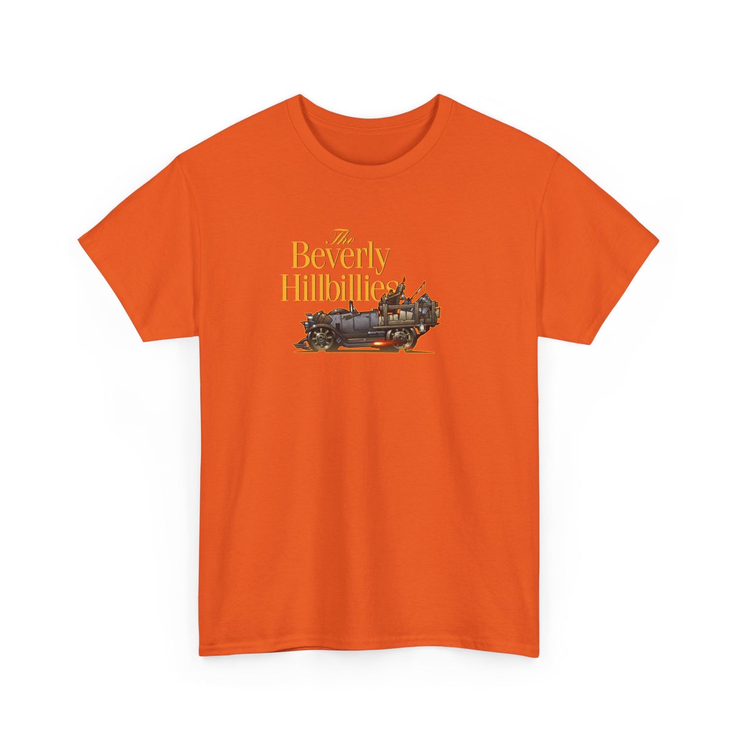 THE BEVERLY HILLBILLIES Jalopy Car Unisex Heavy Cotton Tee Shirt 12 Colors