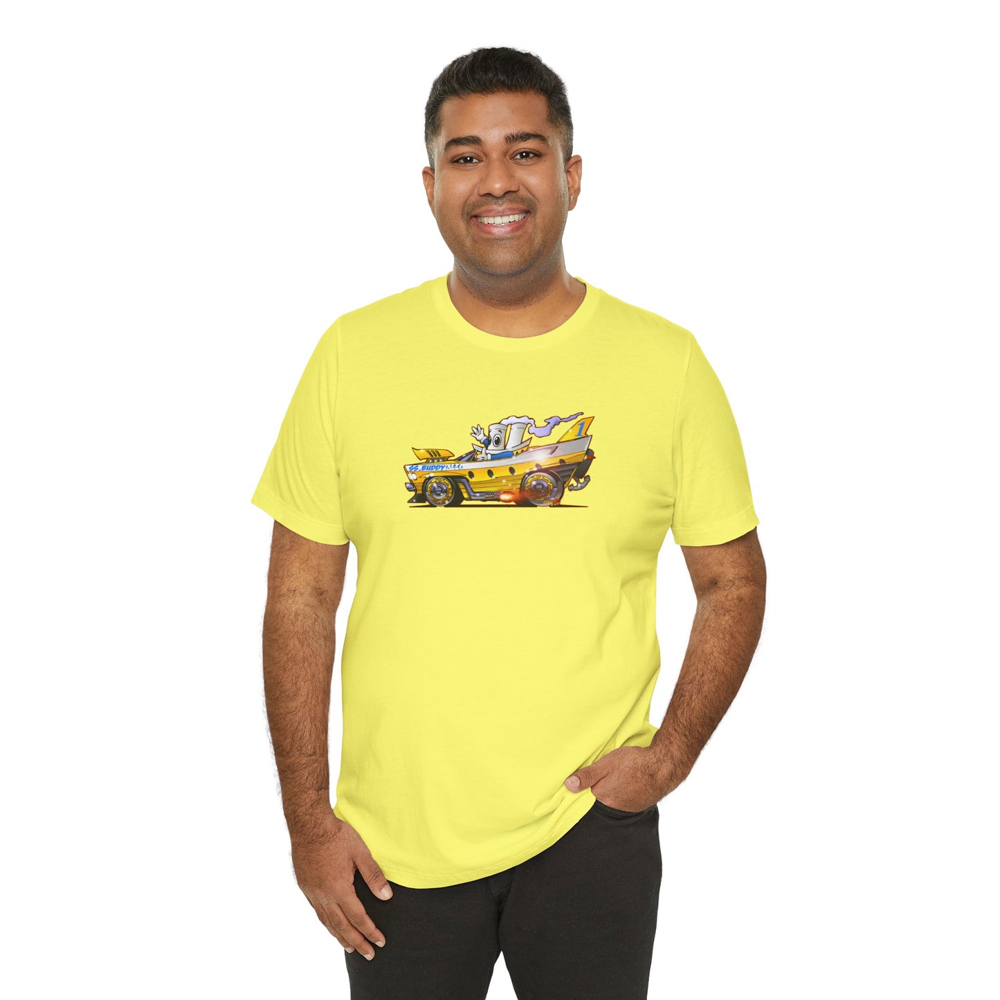 BUDDY CRUISE BUDDYMOBILE Custom Car Art Short Sleeve Tee in 17 Colors