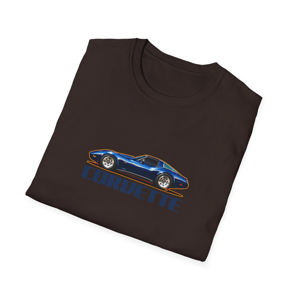 CHEVROLET CORVETTE 1978 Collectible Fireball Art Collectible Fireball Art TeeShirt