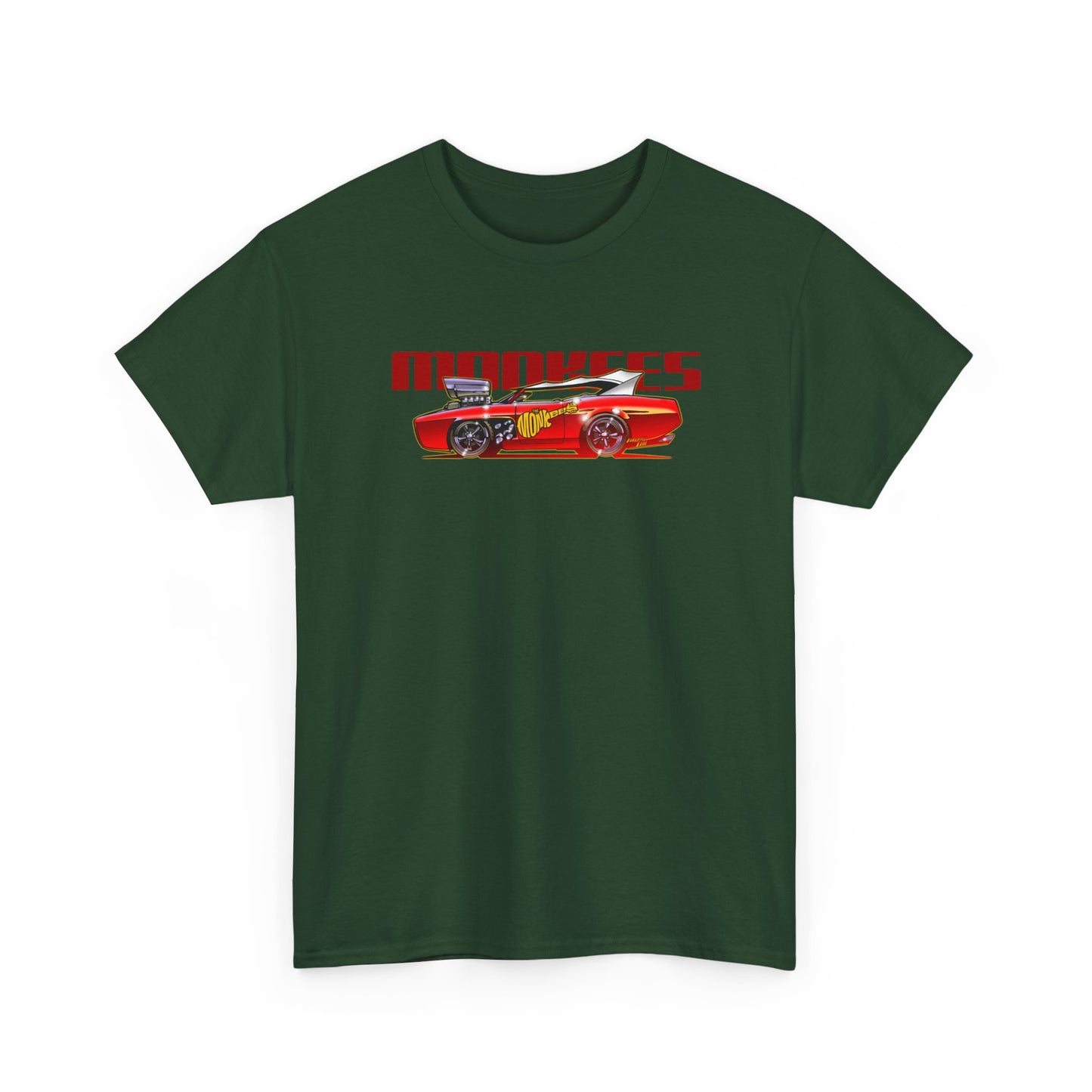 THE MONKEES Monkeemobile Cotton Tee Shirt - 12 Colors