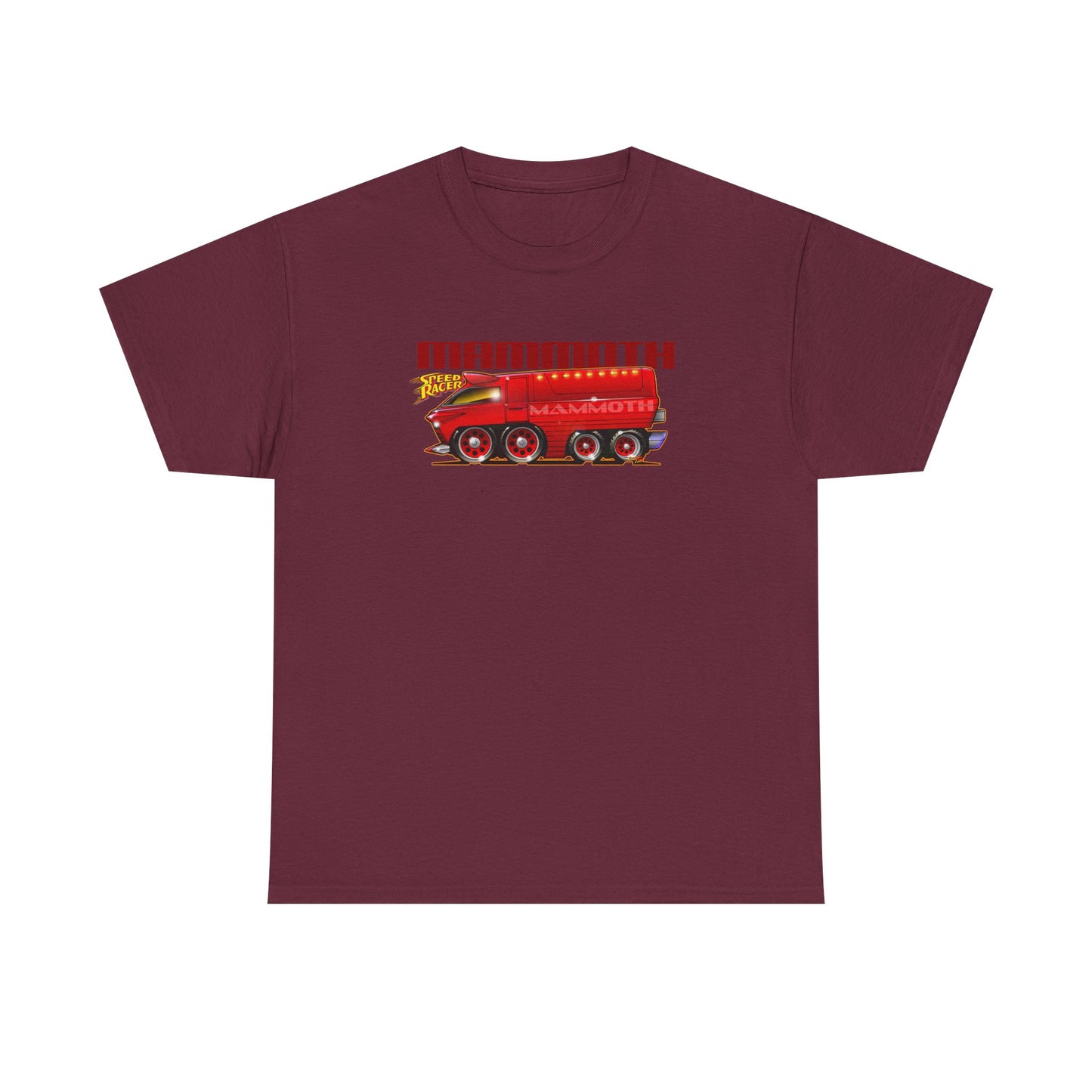 SPEED RACER MAMMOTH CAR Fireball Art Tee Shirt - Multiple Colors