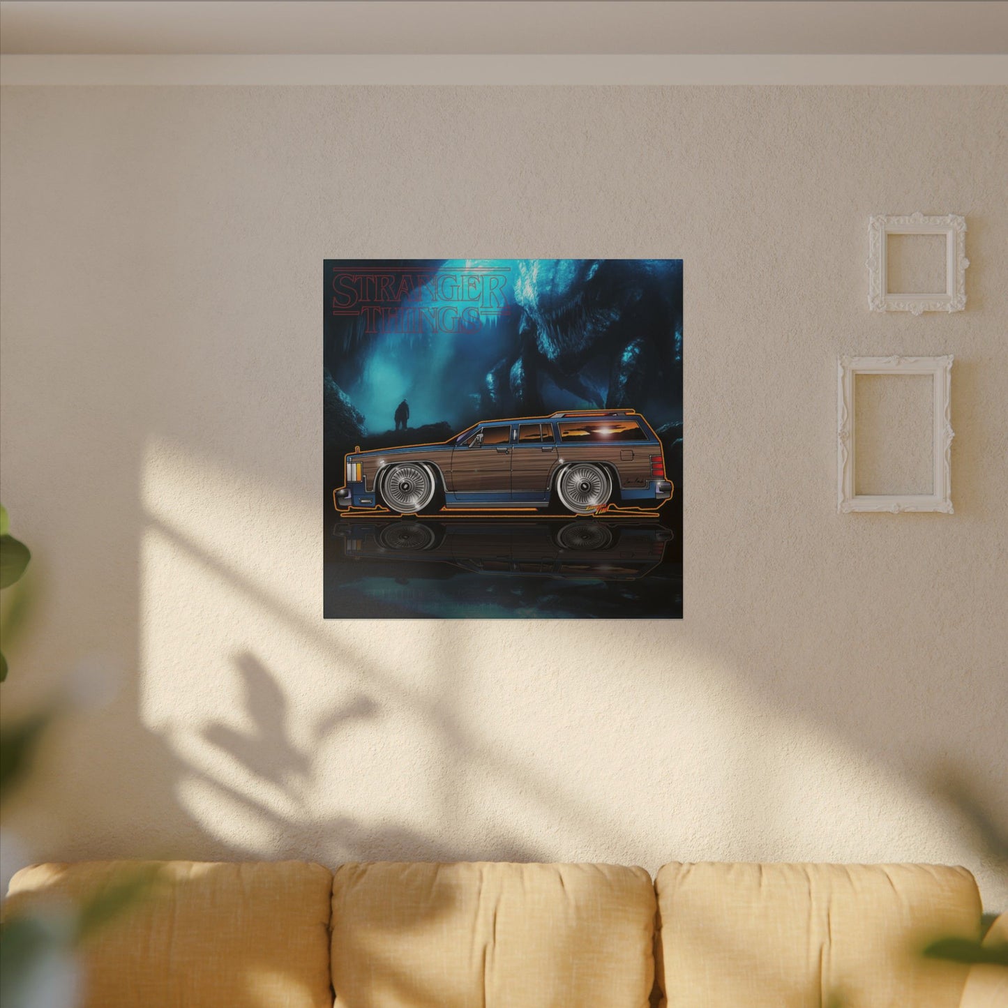 STRANGER THINGS Mercury Colony Park Wagon Collectible Canvas Art Wall Print - Multiple Sizes