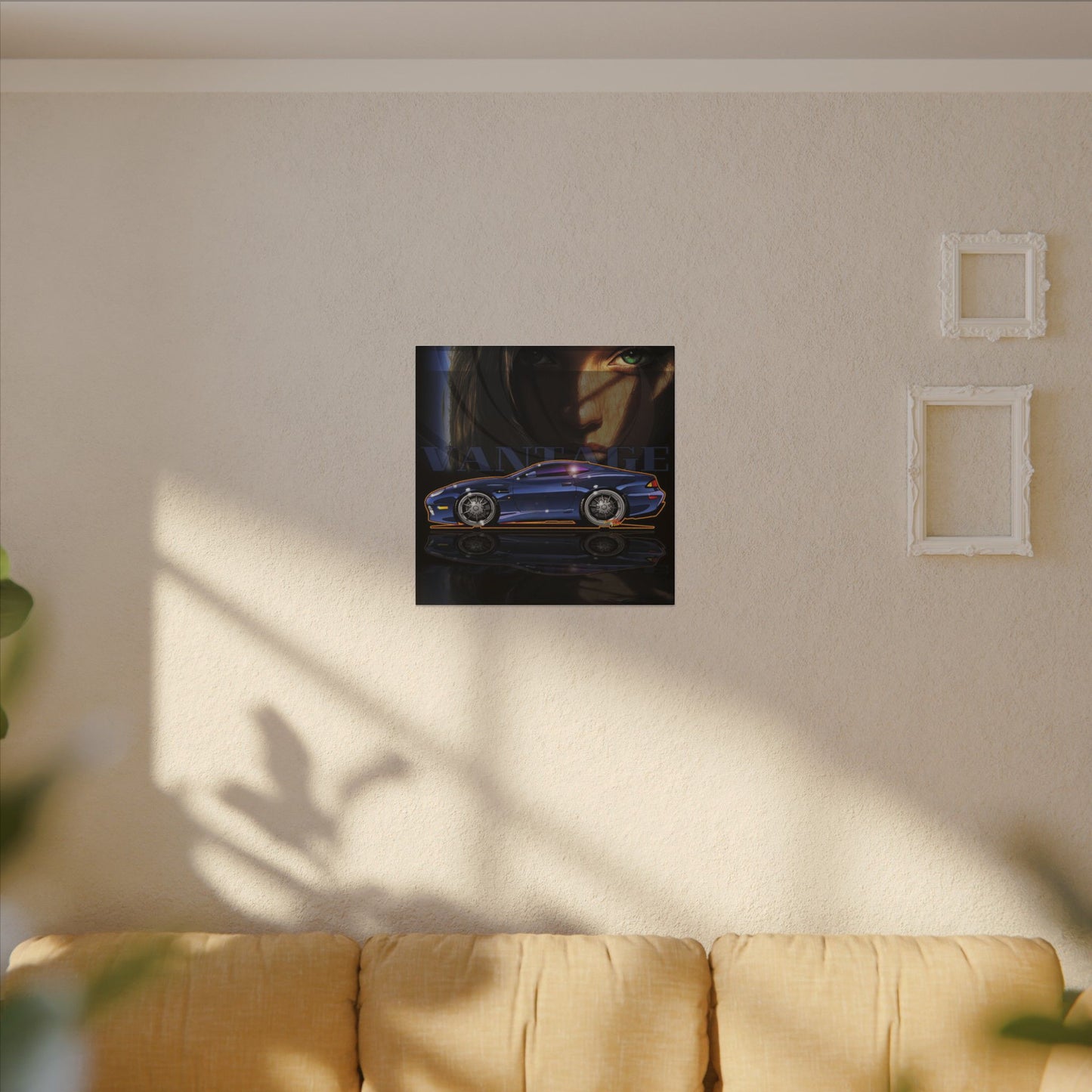 ASTON MARTIN VANTAGE 2001 Fireball Art Canvas Print