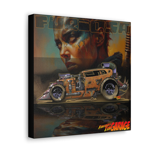 FURIOSA Mad Max Movie Custom Car Art Hot Rod Canvas Print 12x12