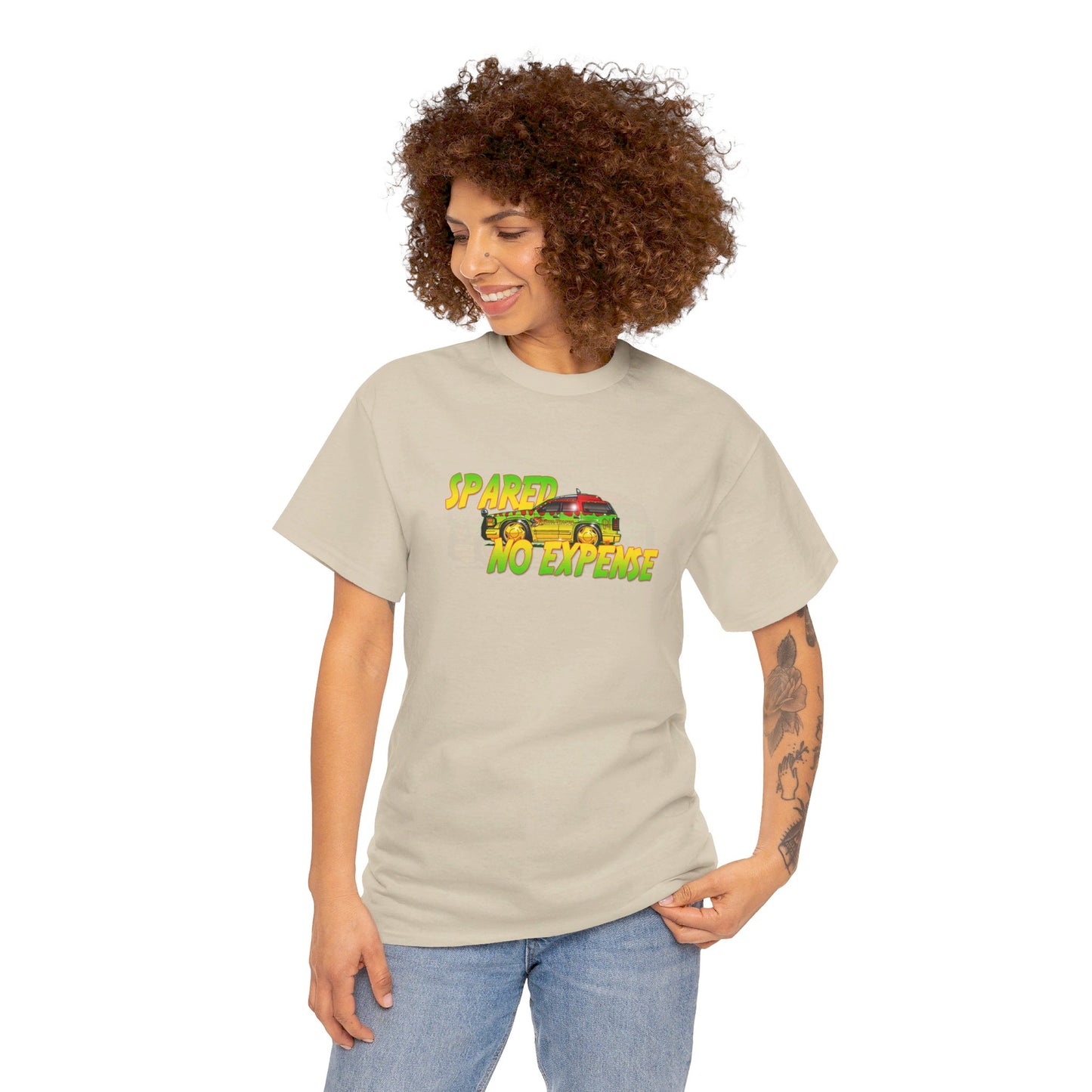 JURASSIC PARK Ford Explorer Concept Art Cotton Tee 12 Colors