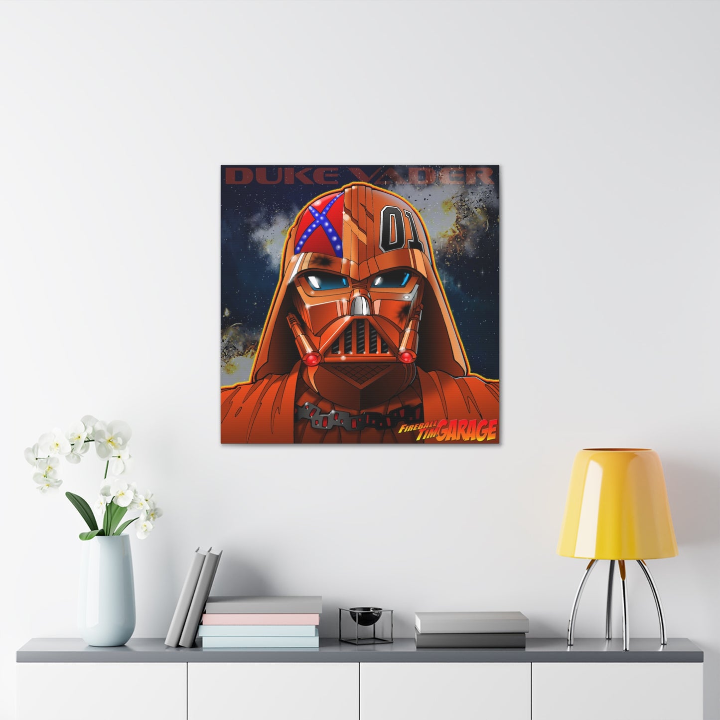 DUKE VADER Darth Vader Dukes of Hazzard Mashup Concept Art MASTERPRINT 3 Sizes