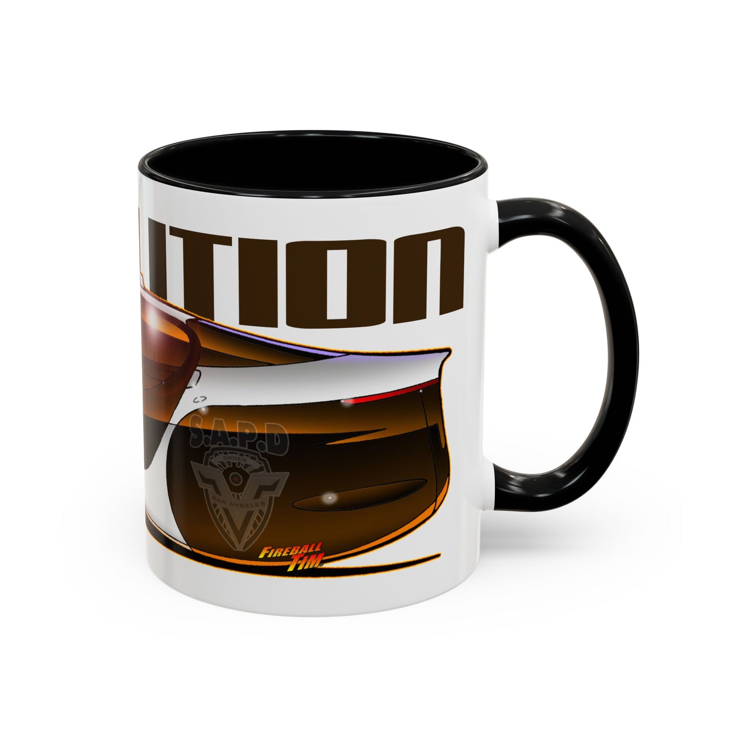 DEMOLITION MAN Sylvester Stallone Police Car Collectible Coffee Art Mug 2 Sizes