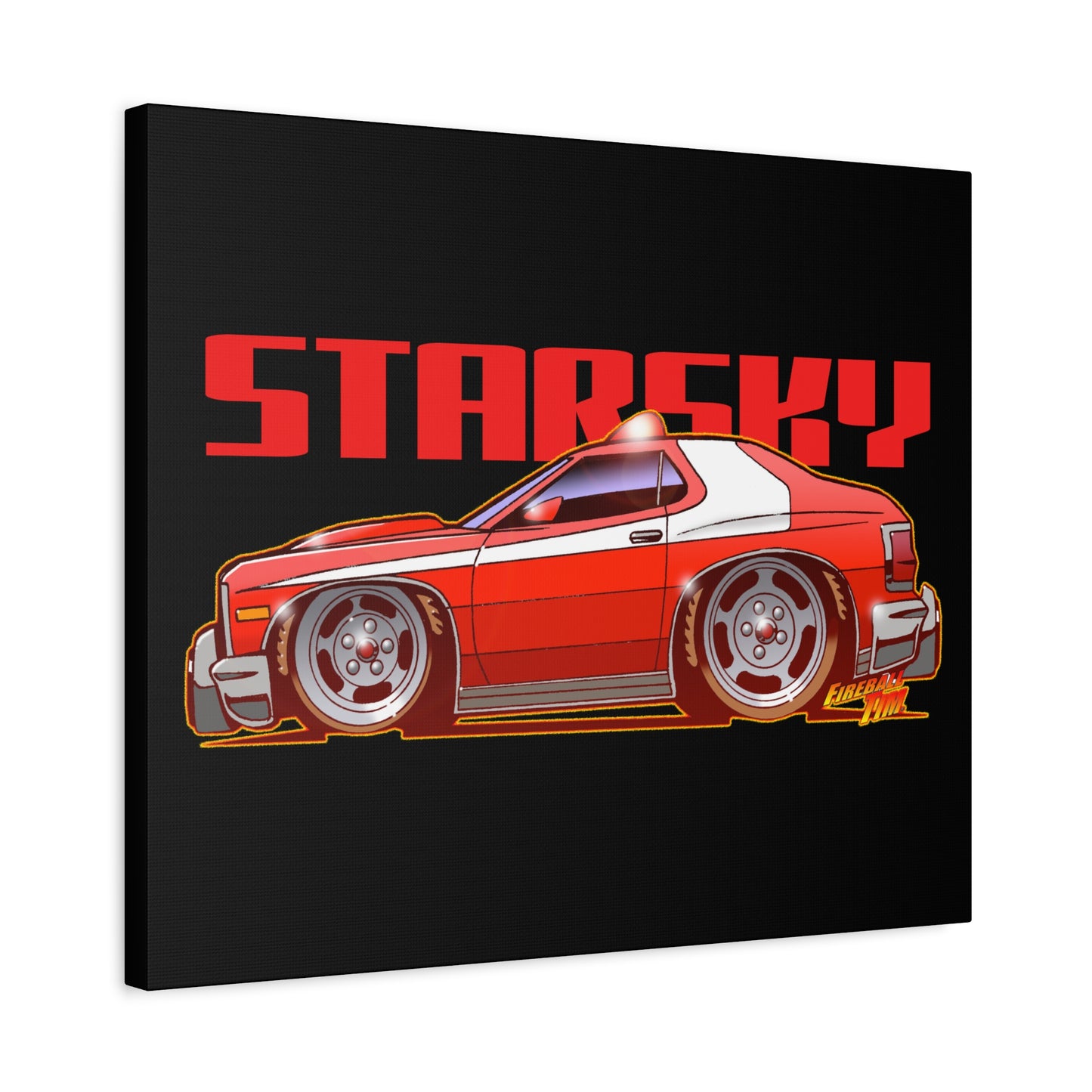 STARSKY Torino Fireball Canvas Art Print - 11x14