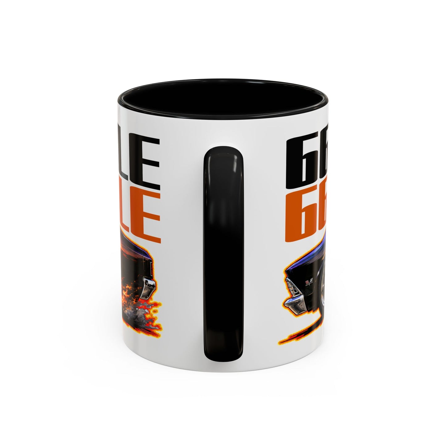 CHEVROLET CHEVY CHEVELLE 1966 Collectible Fireball Art Coffee Mug - 2 Sizes