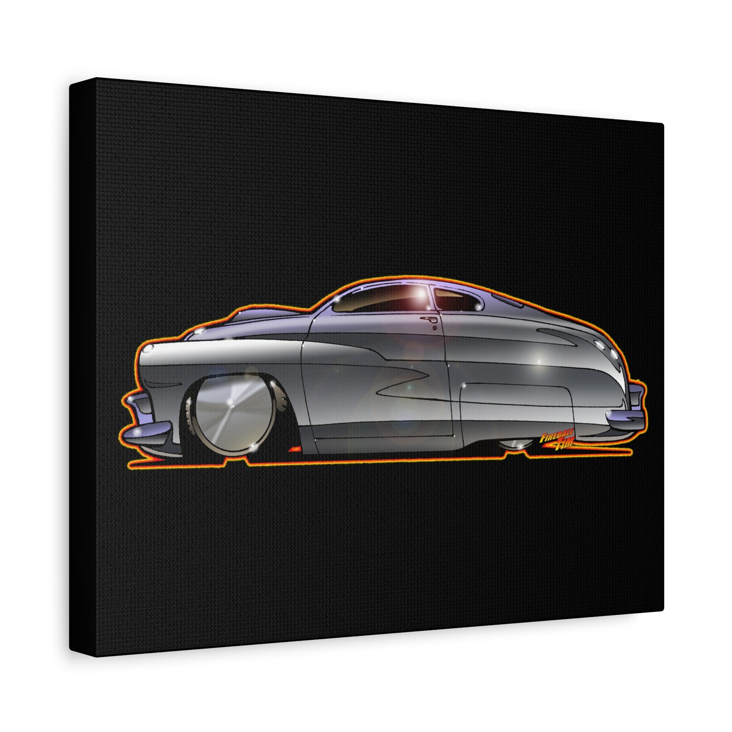 COBRA MERCURY Sylvester Stallone Collectible Fireball Art Canvas Print
