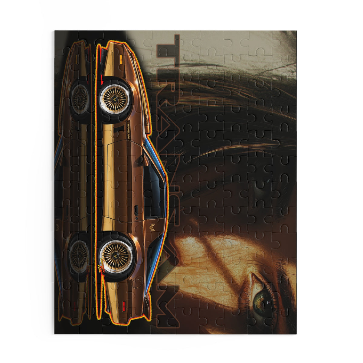 PONTIAC TRANS AM 1984 Collectible Fireball Art Jigsaw Puzzle — (120/252/500‑Piece)