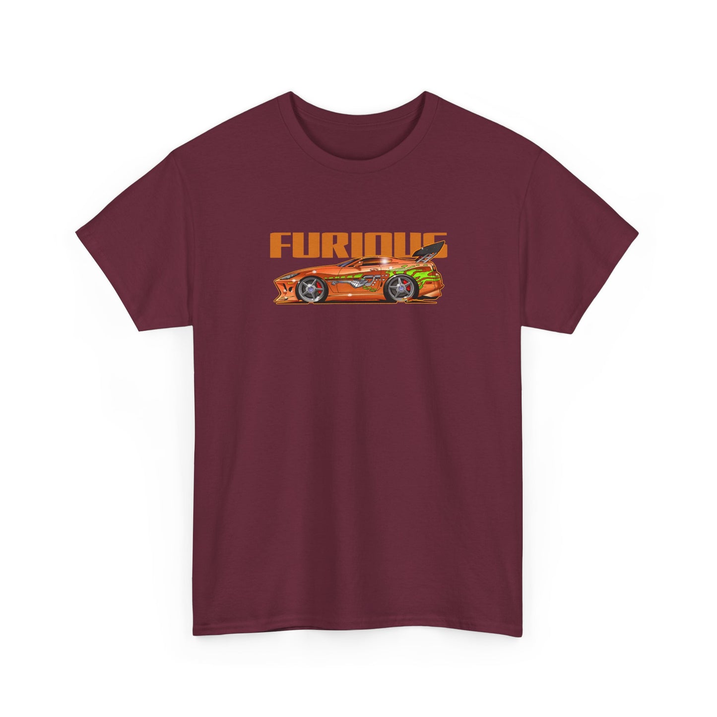 FAST & FURIOUS 1994 TOYOTA SUPRA MK IV Fireball Art Tee Shirt - Multiple Sizes