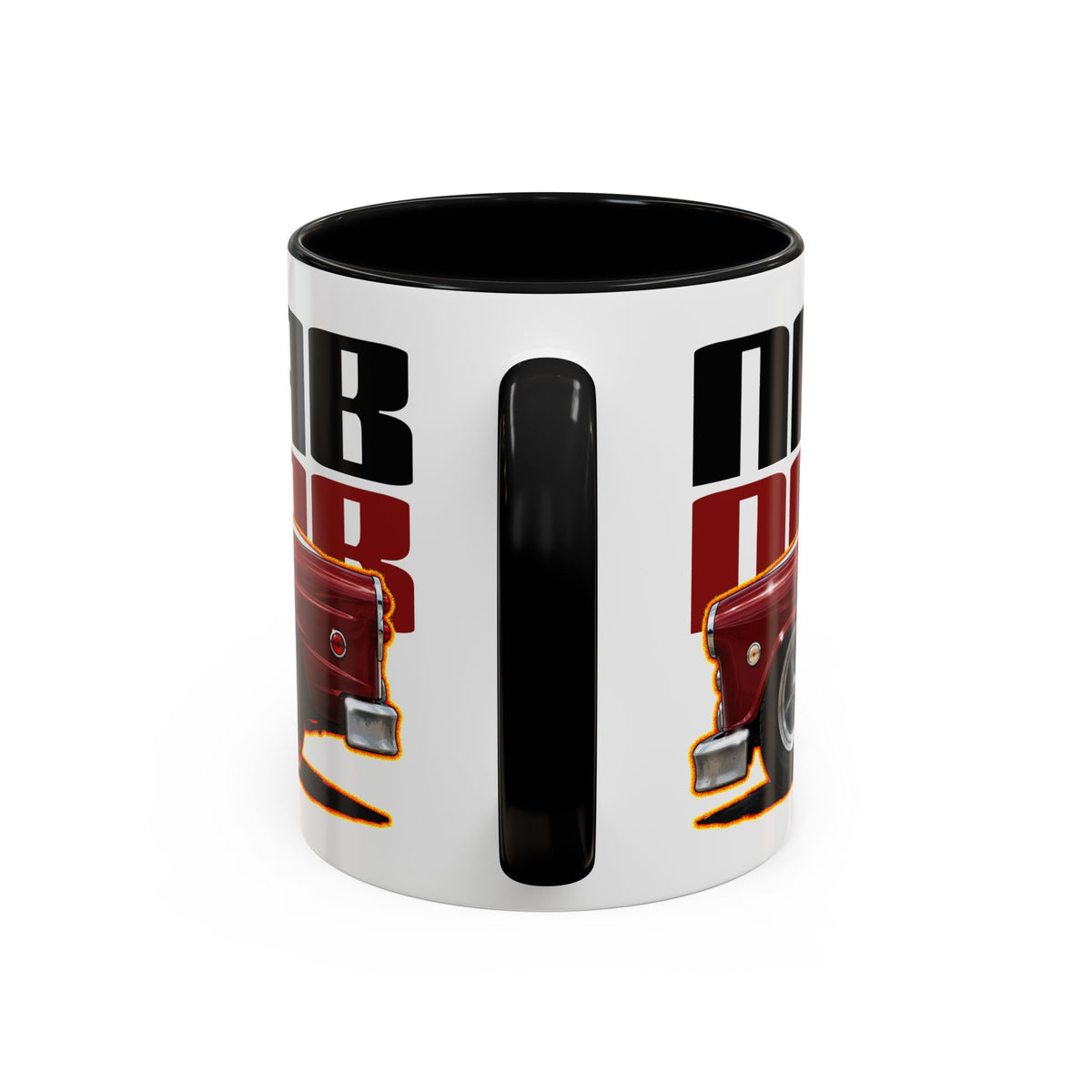 NATICK CHECKER CAB Collectible Fireball Art Coffee Mug - 2 Sizes