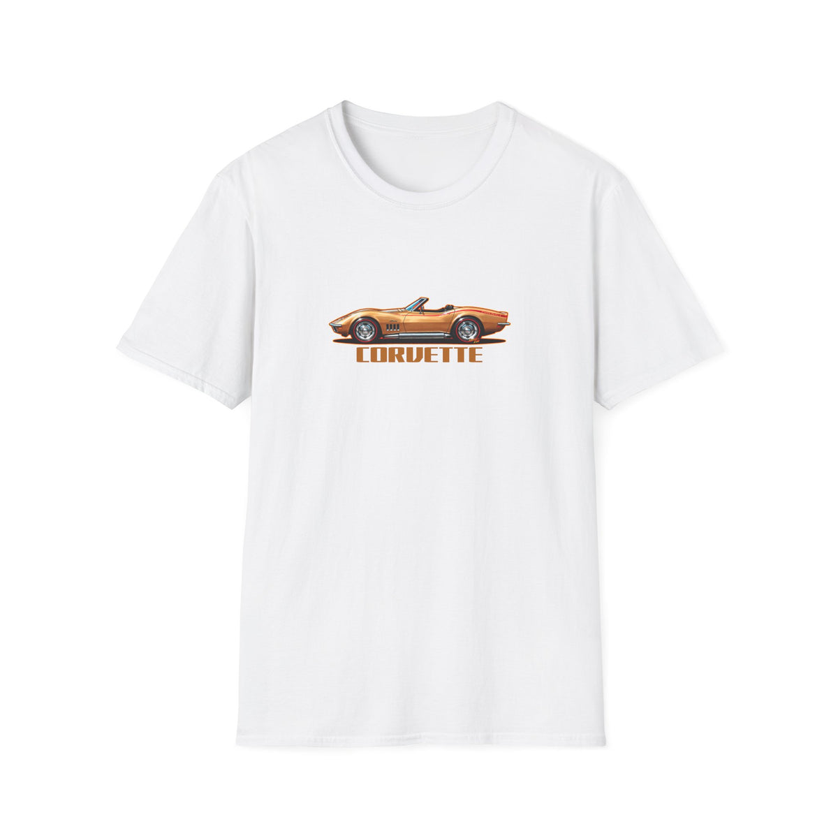 CHEVROLET CORVETTE 1969 Collectible Fireball Art TeeShirt