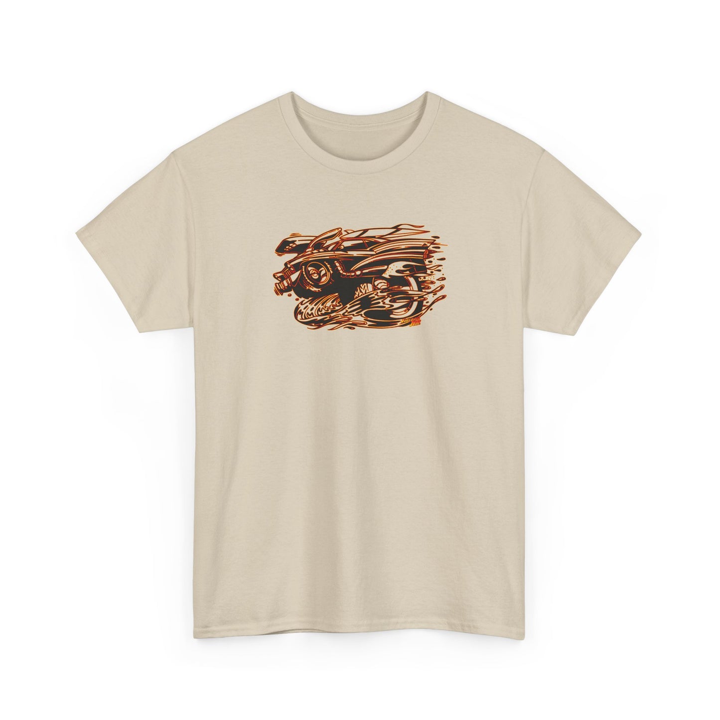 HOT ROD CHEVY Muscle Car Fireball Tee Shirt - Multiple Colors