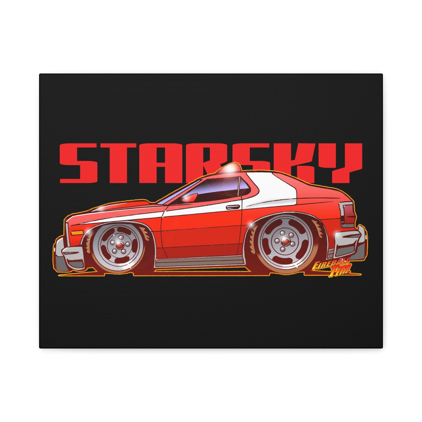 STARSKY Torino Fireball Canvas Art Print - 11x14