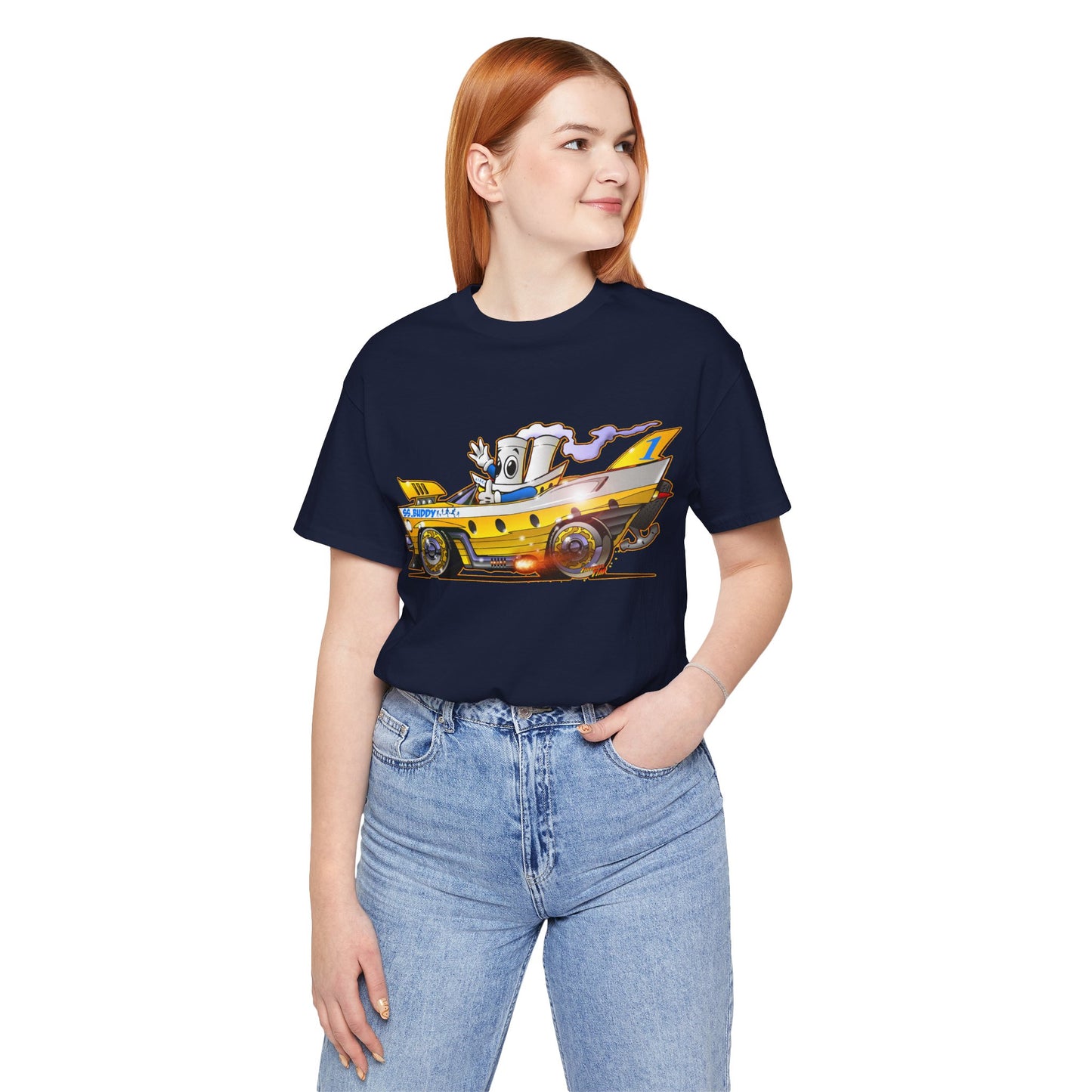 BUDDY CRUISE BUDDYMOBILE Custom Car Art Short Sleeve Tee in 17 Colors