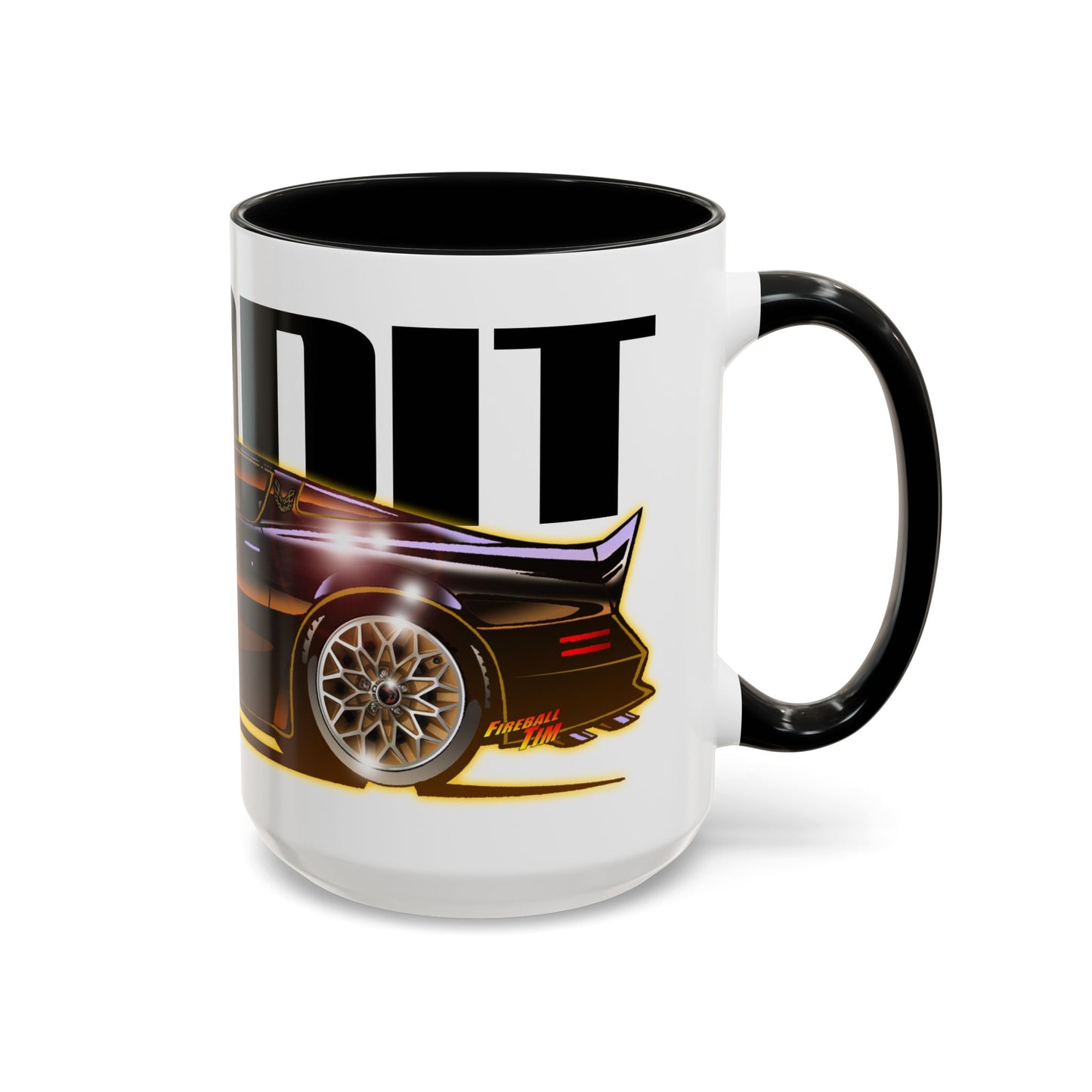 SMOKEY AND THE BANDIT Pontiac Trans Am Collectible Fireball Art Coffee Mug - 2 Sizes