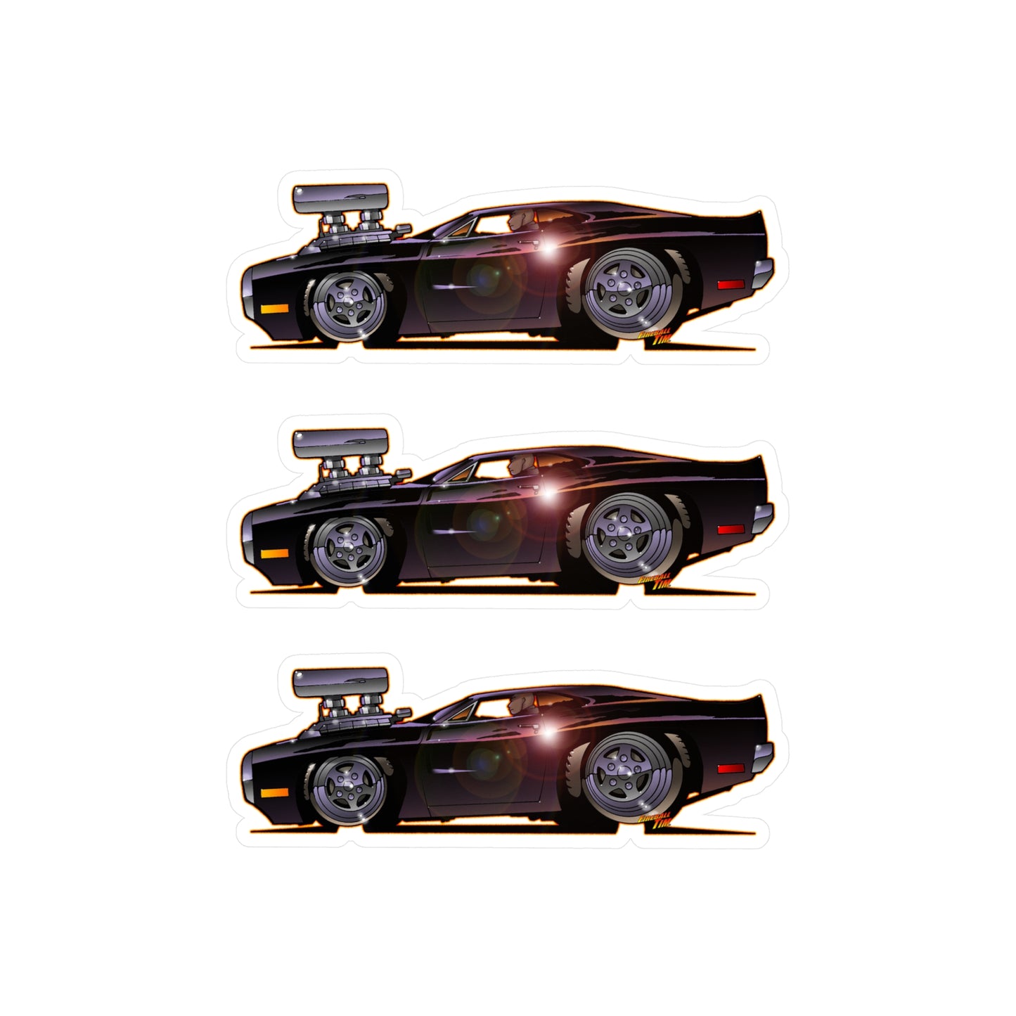 FAST & FURIOUS DODGE CHARGER Decal Stickers - 4 Sizes