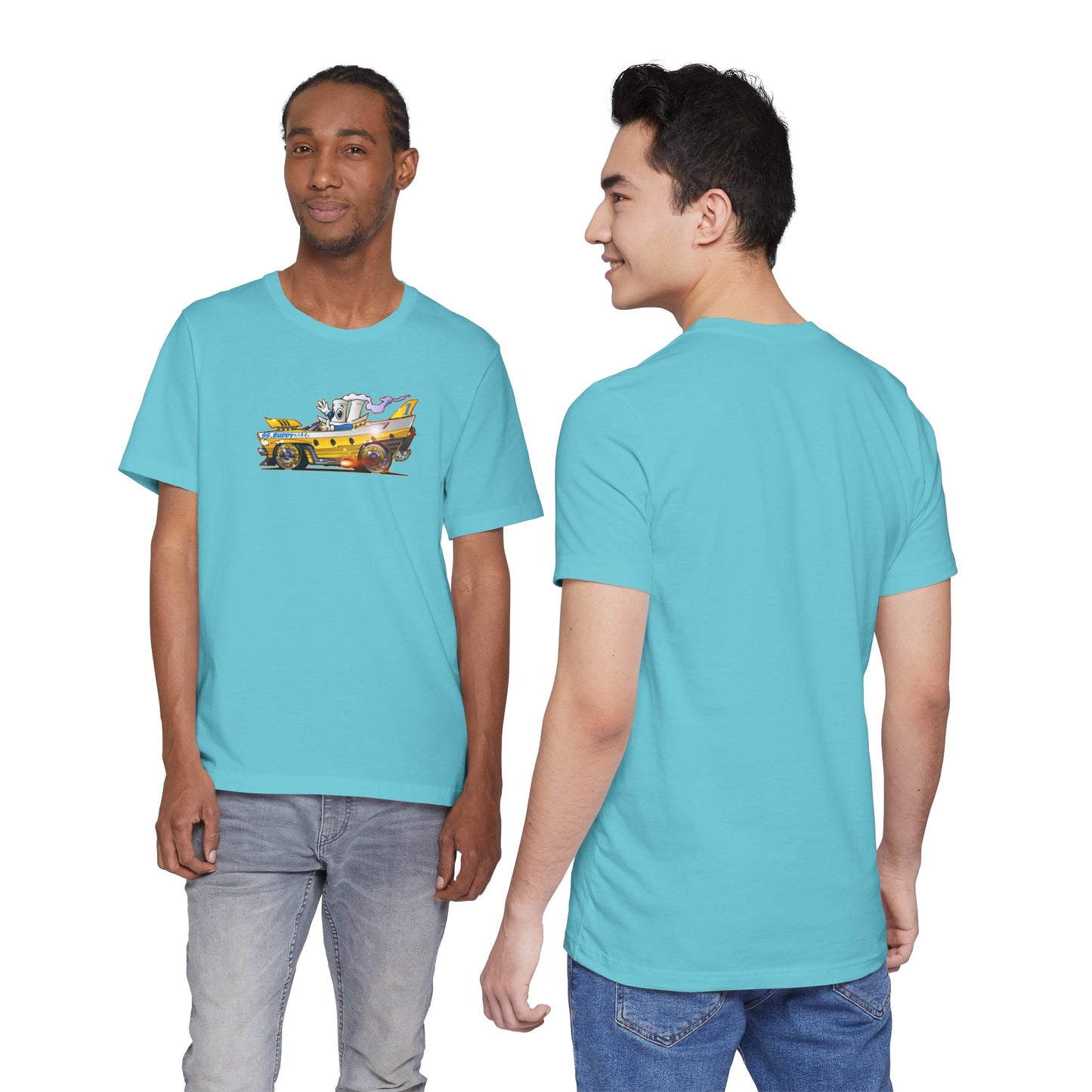 BUDDY CRUISE BUDDYMOBILE Custom Car Art Short Sleeve Tee in 17 Colors