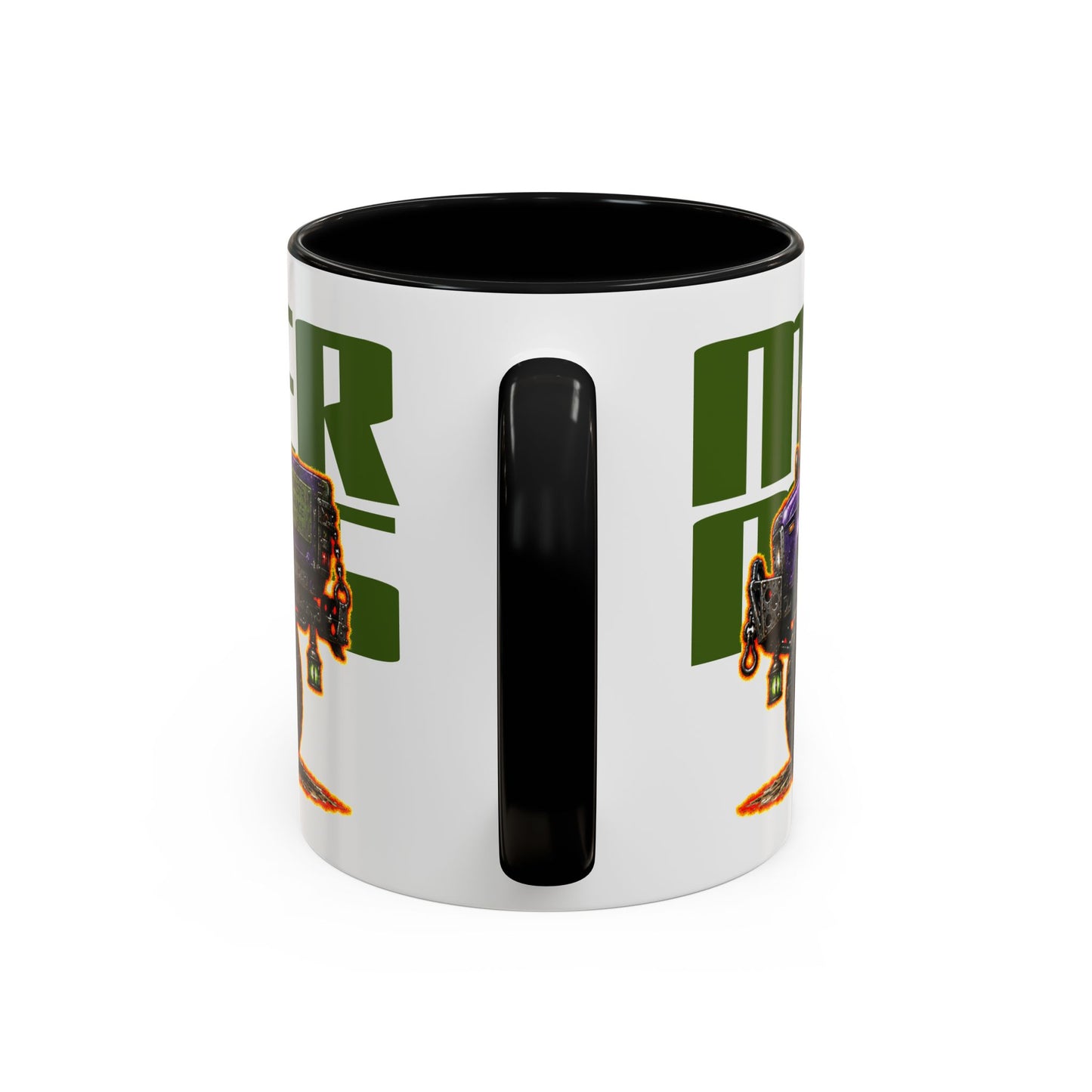 HALLOWEEN MONSTER MACHINES Frankenstein Collectible Fireball Art Coffee Mug - 2 Sizes