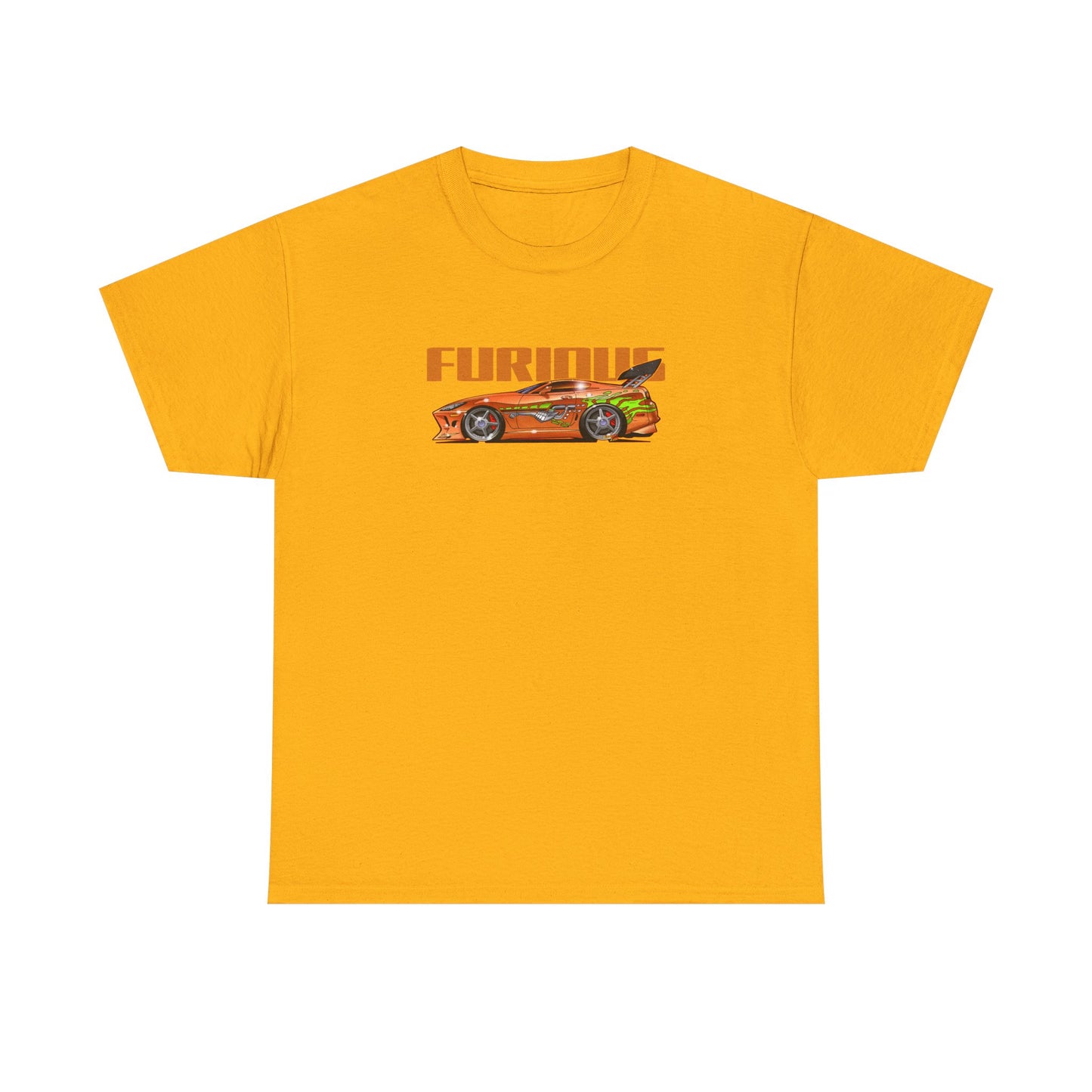 FAST & FURIOUS 1994 TOYOTA SUPRA MK IV Fireball Art Tee Shirt - Multiple Sizes
