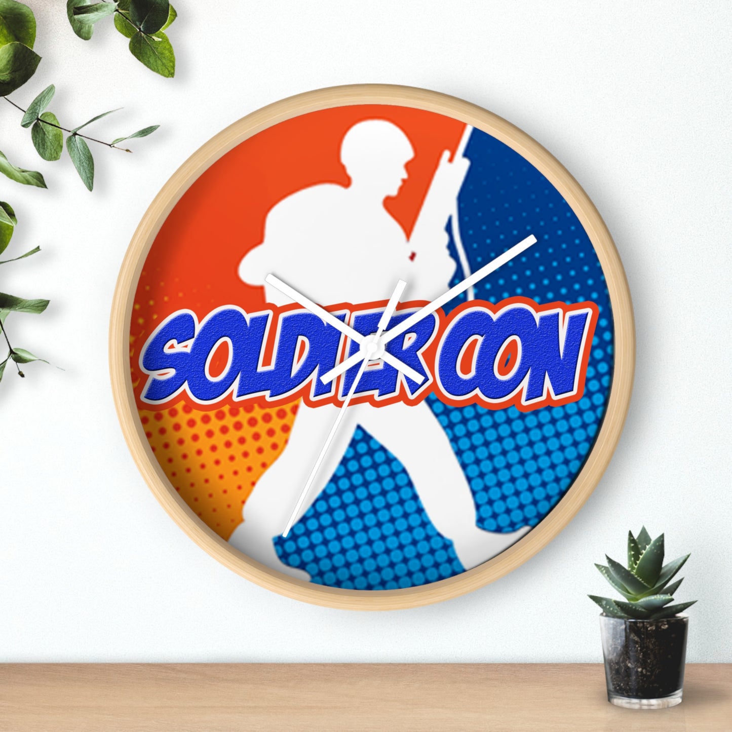 SOLDIER CON Official Wall Clock 10"