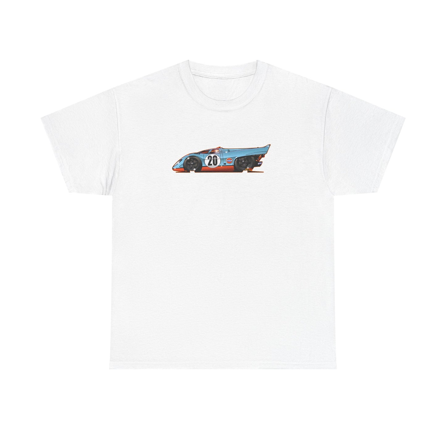 LE MANS Steve McQueen Porsche 917K Collectible Fireball Art Tee Shirt - Multiple Colors