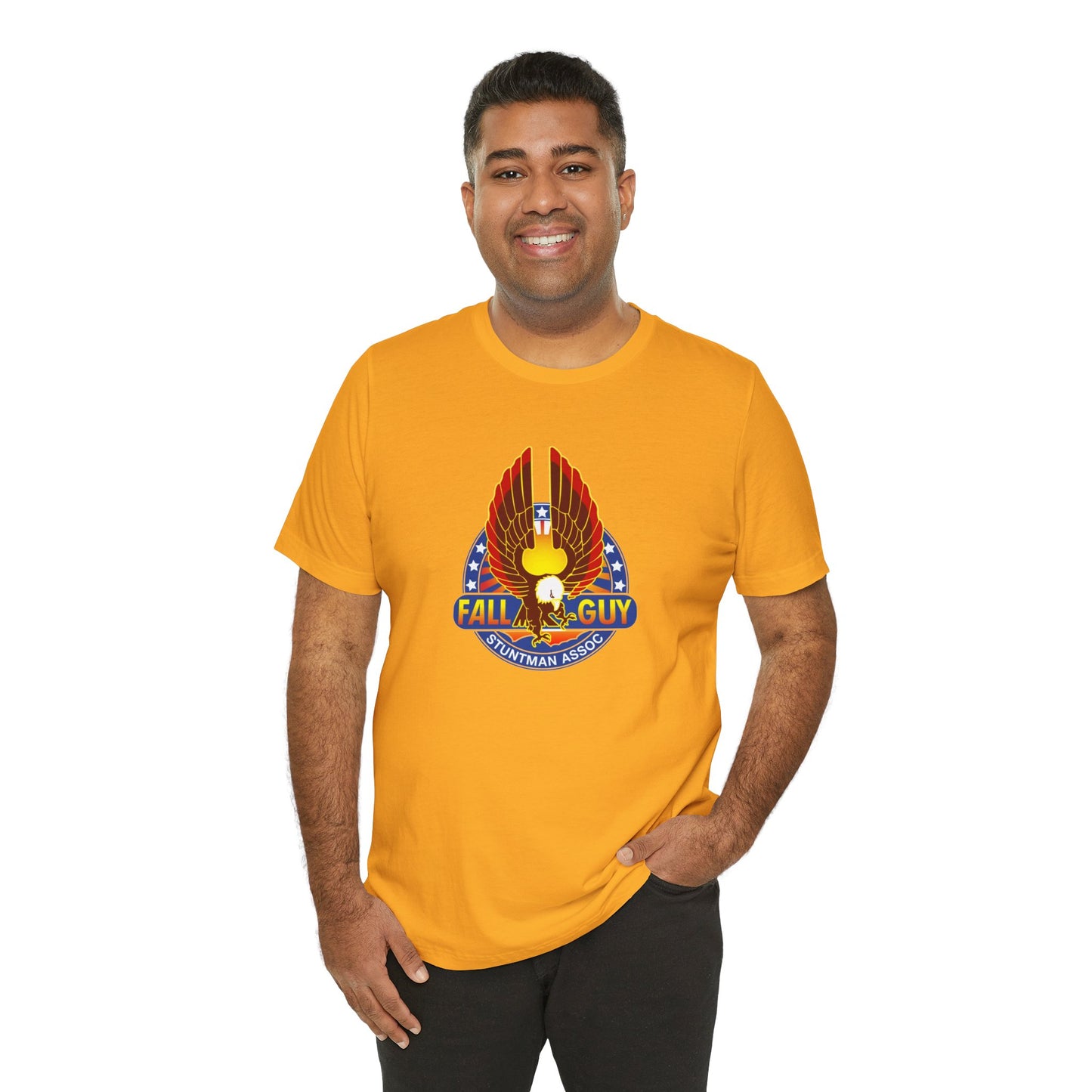 THE FALL GUY Stuntman Association Unisex Jersey Short Sleeve Tee - 12 Colors