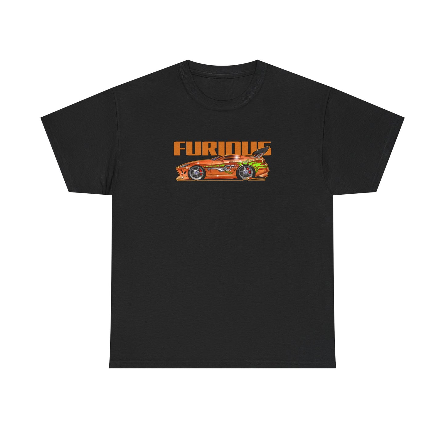 FAST & FURIOUS 1994 TOYOTA SUPRA MK IV Fireball Art Tee Shirt - Multiple Sizes
