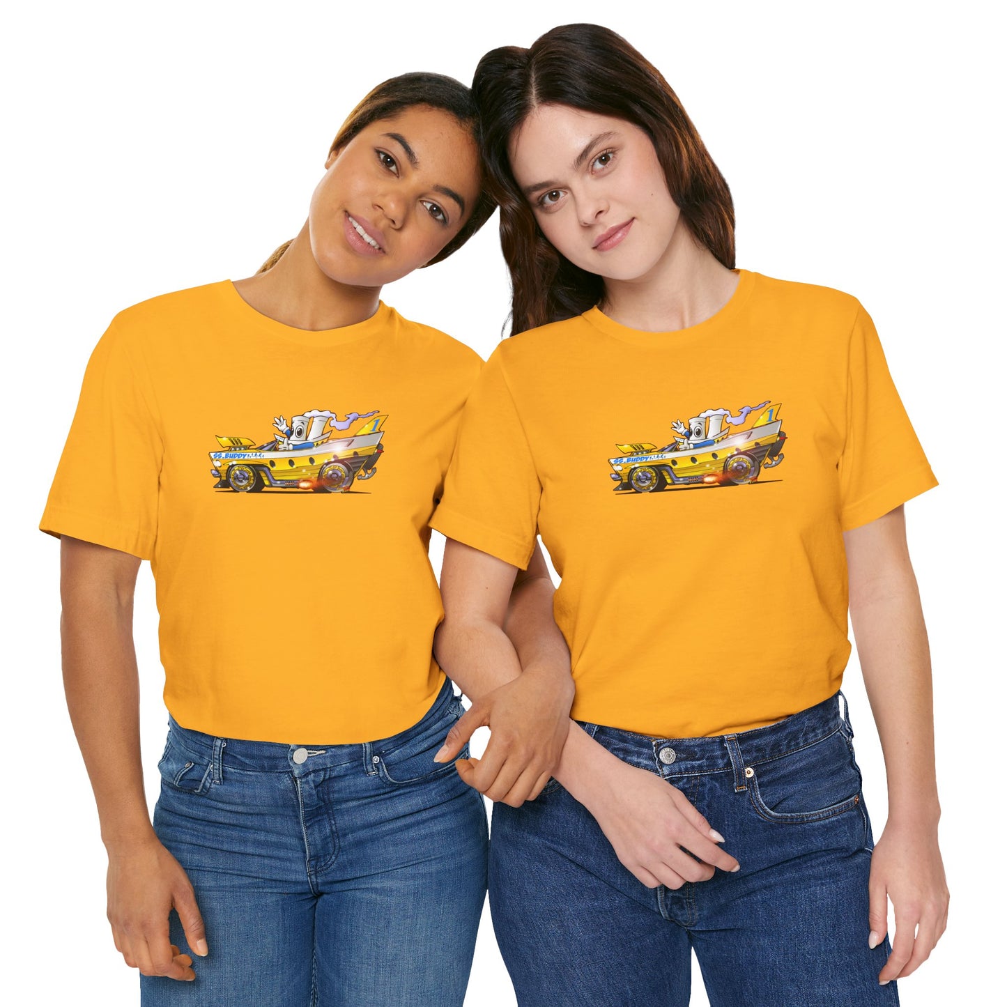 BUDDY CRUISE BUDDYMOBILE Custom Car Art Short Sleeve Tee in 17 Colors