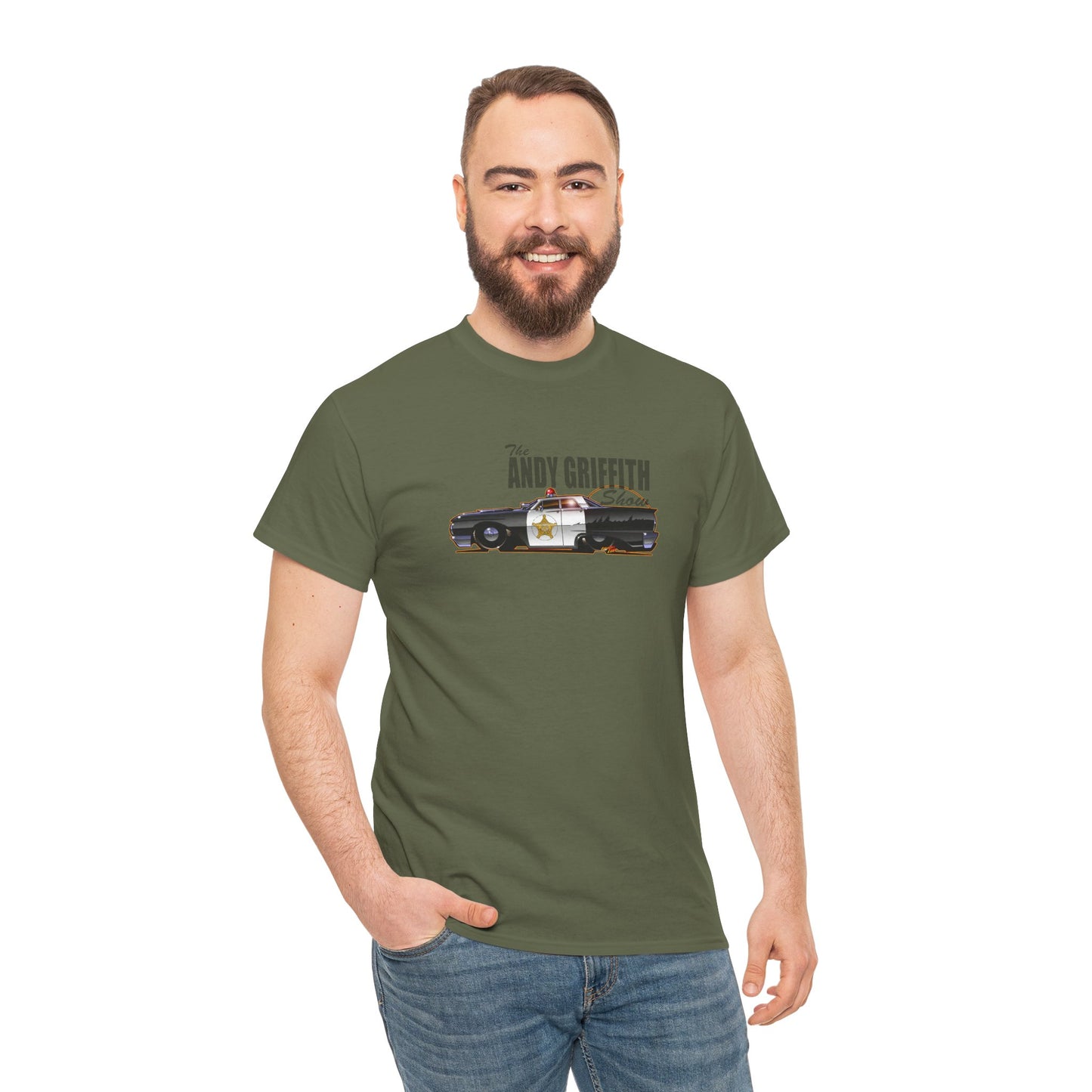 ANDY GRIFFITH SHOW 1963 Ford Galaxie Police Car Tee Shirt 12 Colors