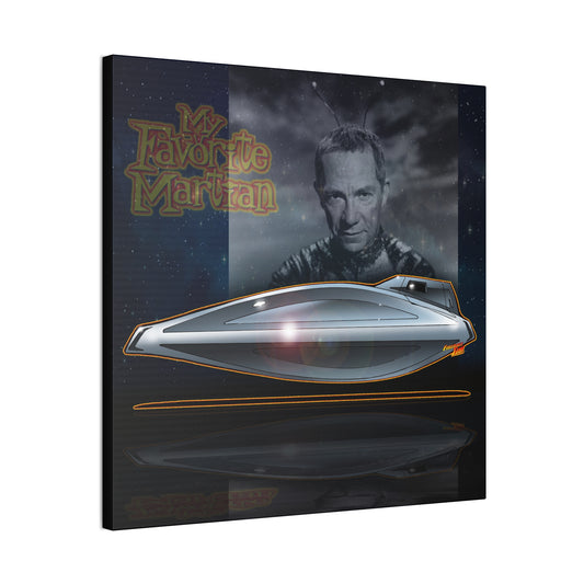MY FAVORITE MARTIAN TV Show Spaceship Canvas Art Print - 2 Sizes