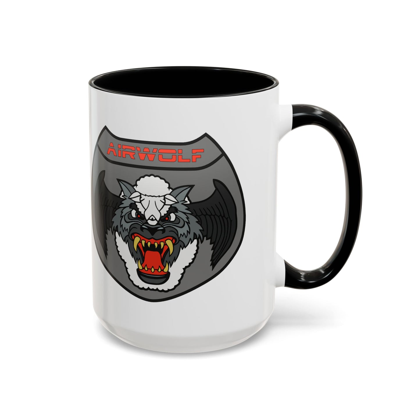 AIRWOLF TV Show Badge Collectible Coffee Mug - 2 Sizes