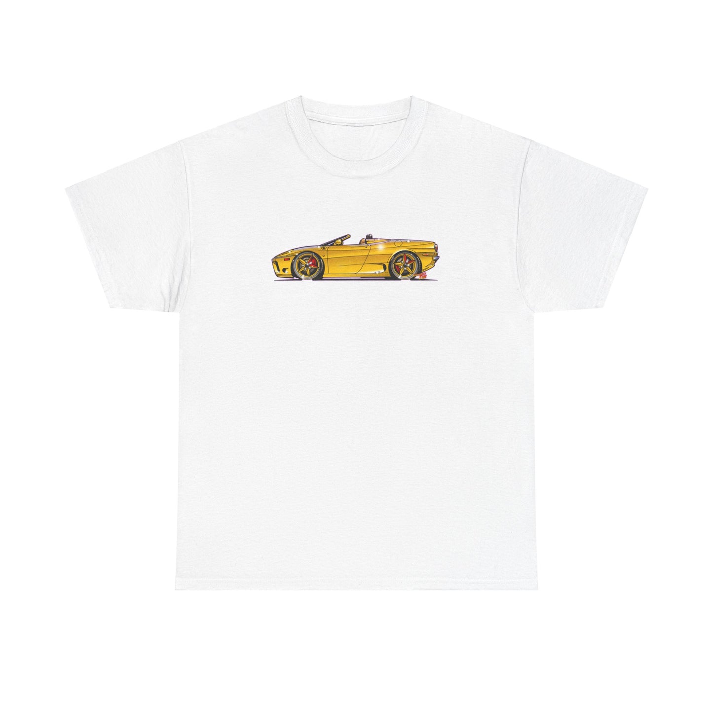 FERRARI 360 SPIDER Supercar Concept Art Heavy Cotton Tee 11 Colors