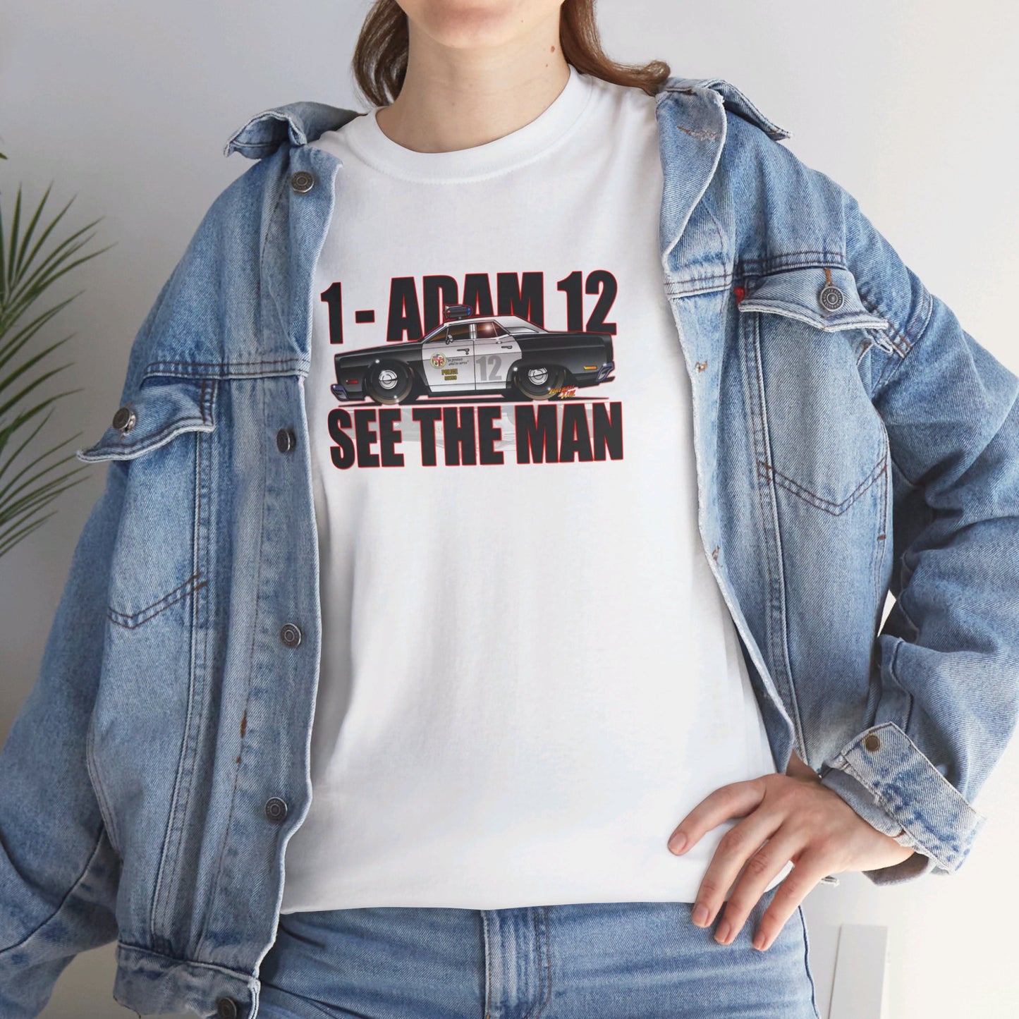 ADAM 12 SEE THE MAN 1967 Plymouth Belvedere Concept Art Cotton Tee 10 Colors